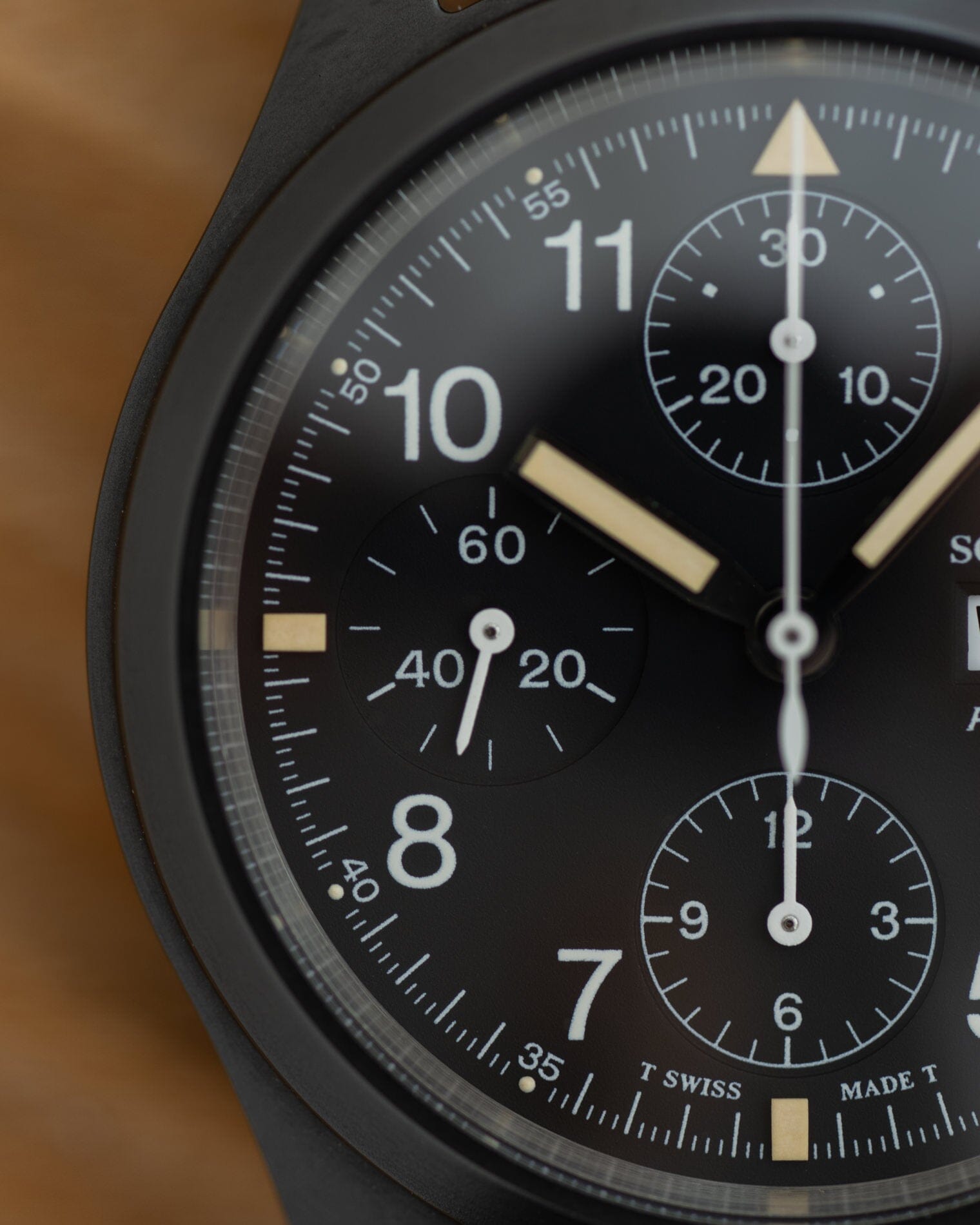 IWC フリーガークロノグラフ 3705 ”ブラックフリーガー" 保証書付き Watch IWC