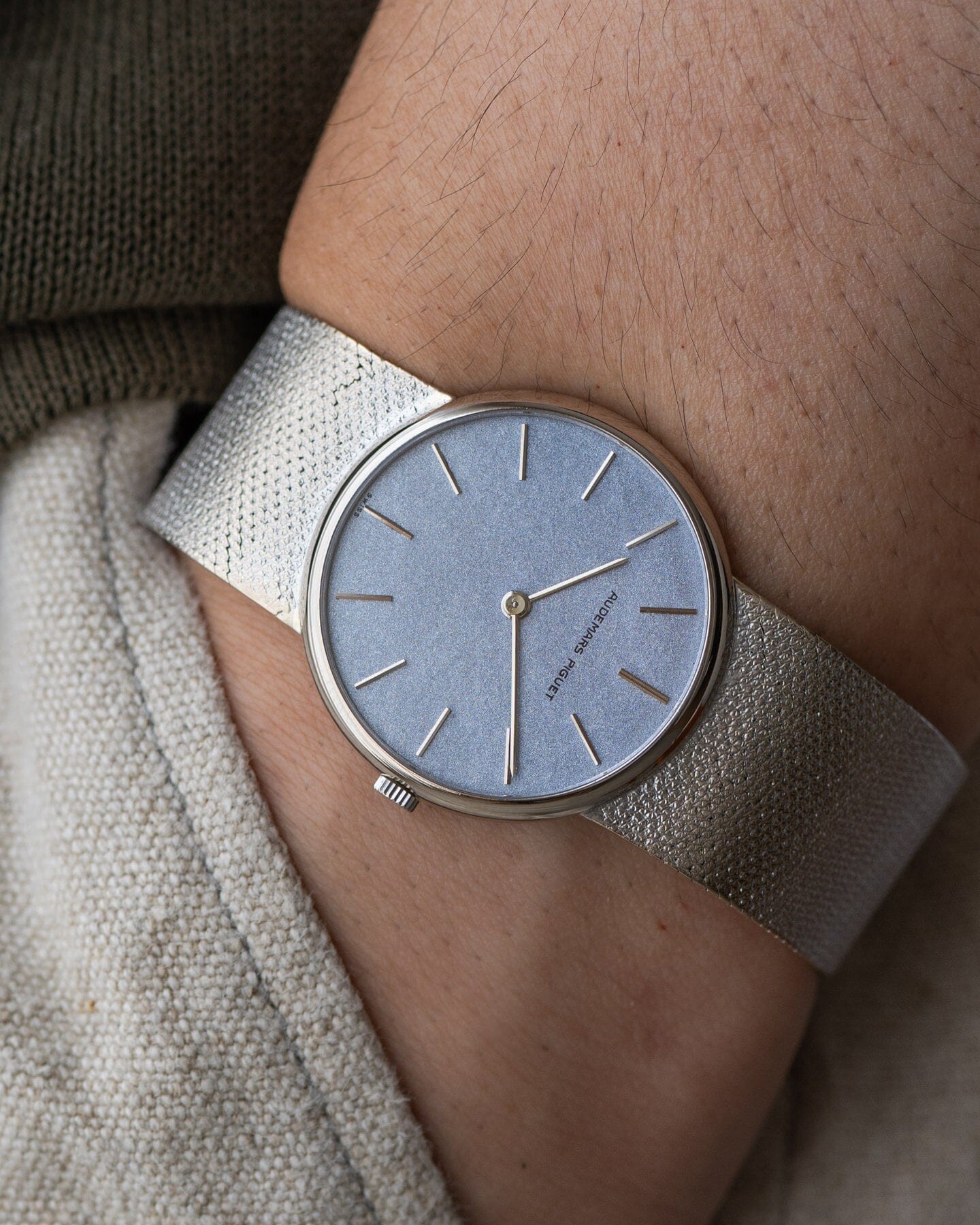 Audemars Piguet ラウンド WG アイスブルー Watch AUDEMARS PIGUET