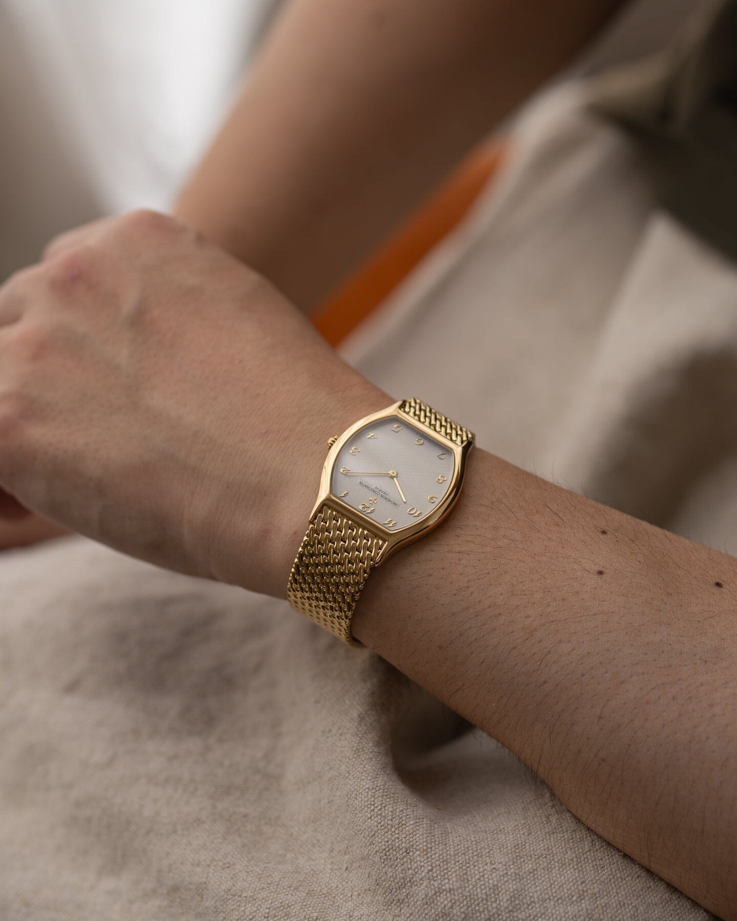 Vacheron Constantin トノー 31150 YG アイボリーダイアル Watch VACHERON CONSTANTIN