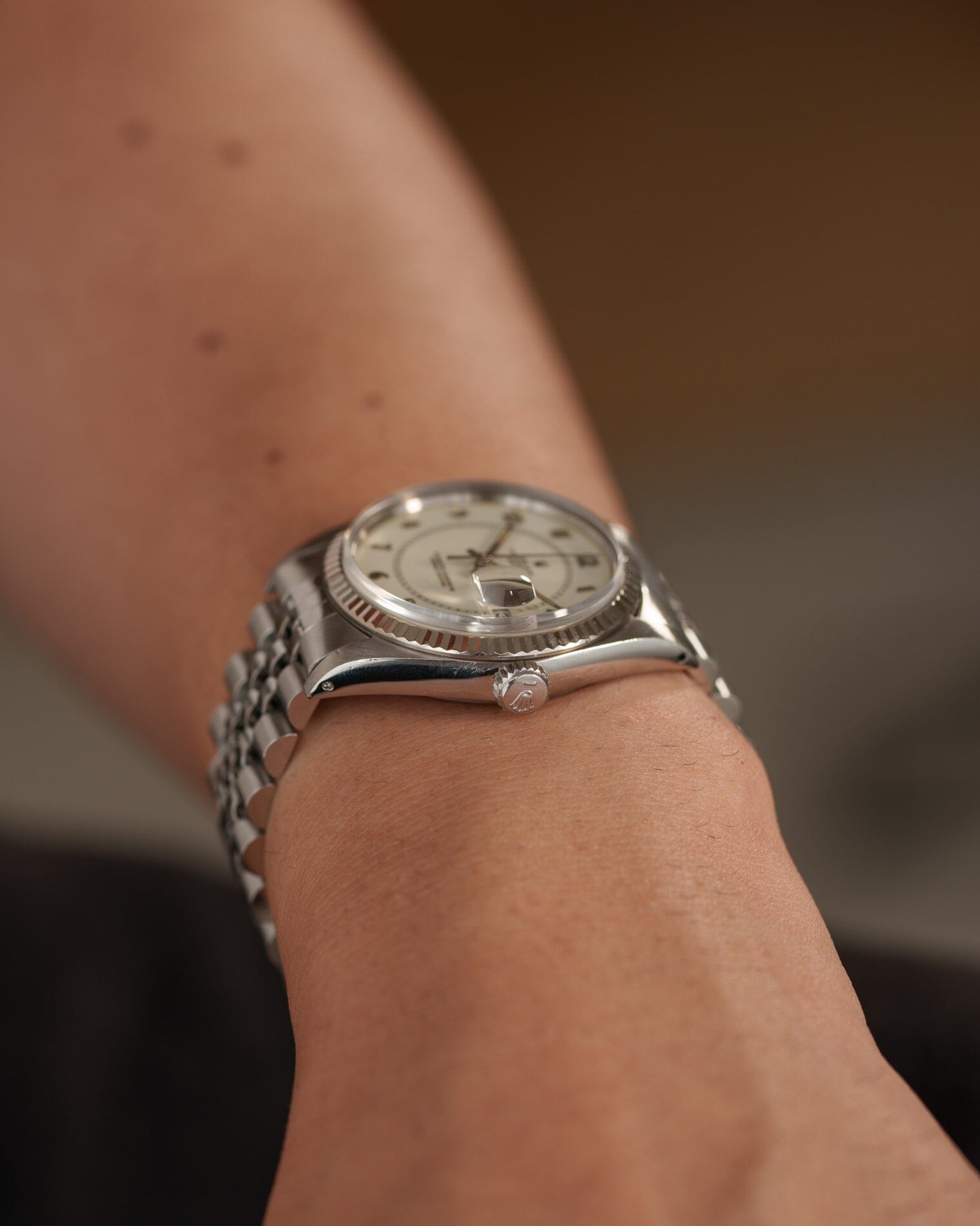 Rolex デイトジャスト 16014 クリームボイラーゲージ Watch ROLEX