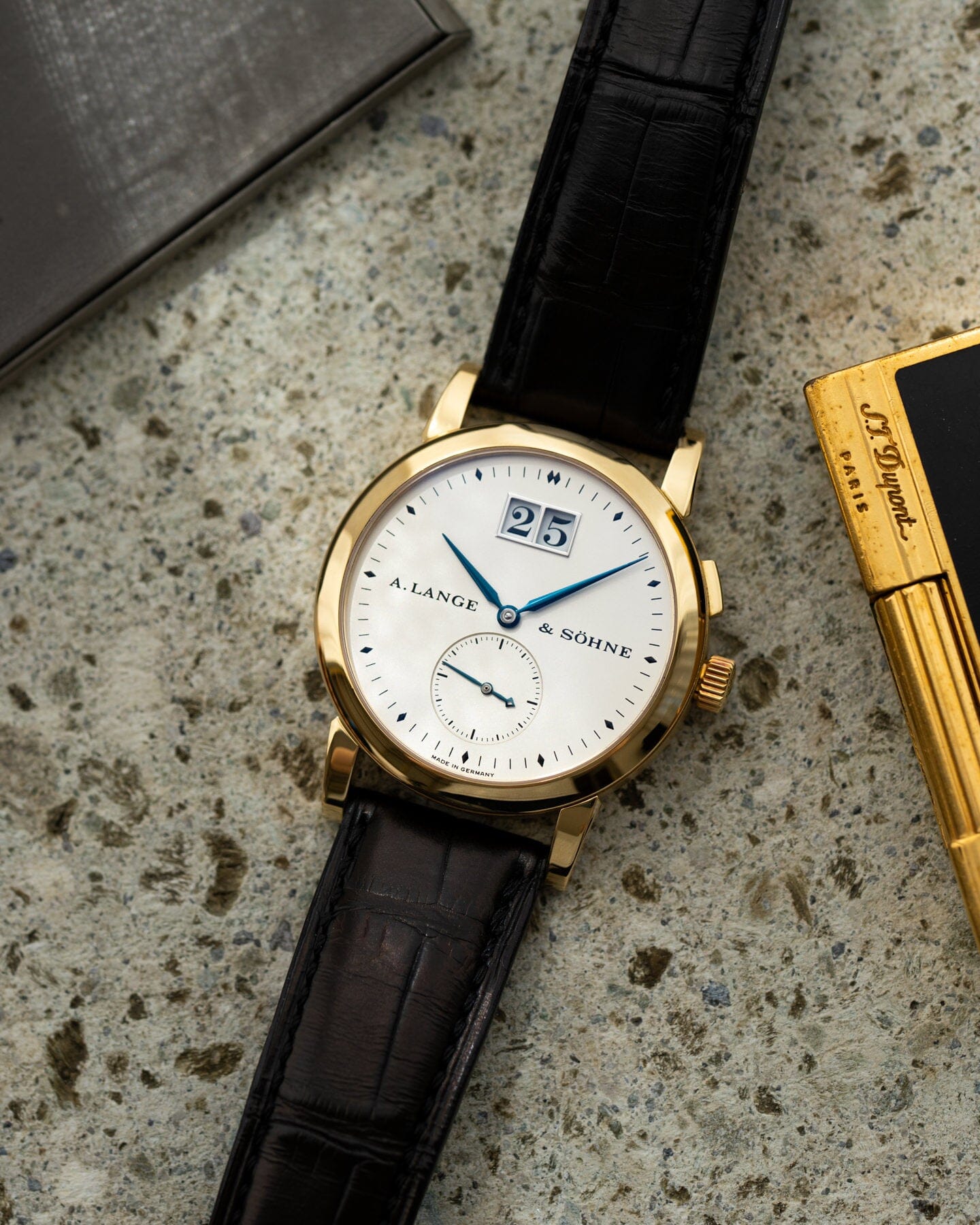 A. Lange & Söhne サクソニア 105.022 YG 箱保証書付き Watch A. LANGE & SOHNE