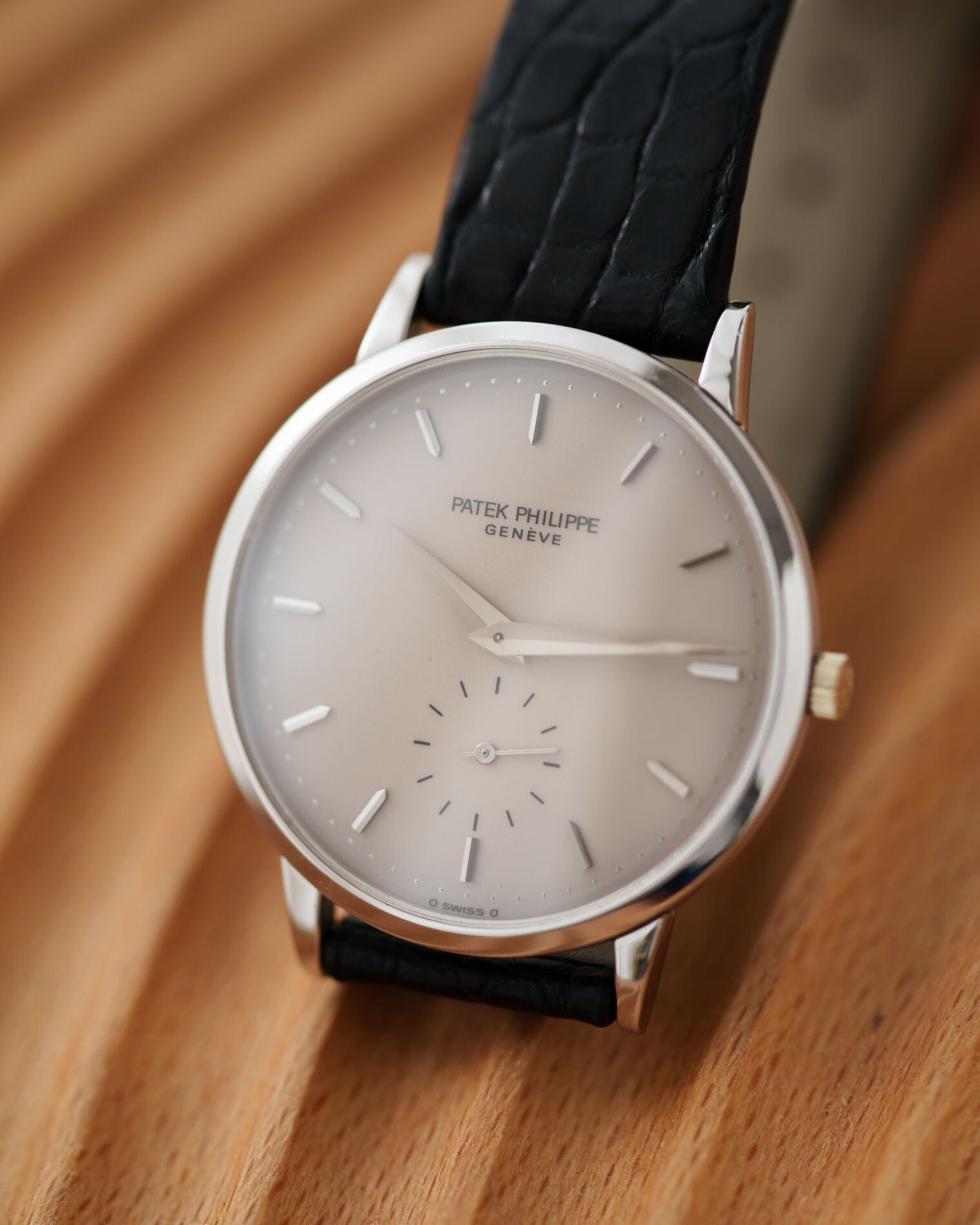 Patek Philippe カラトラバ 3893 WG アイボリーダイアル 箱保証書付き Watch PATEK PHILIPPE