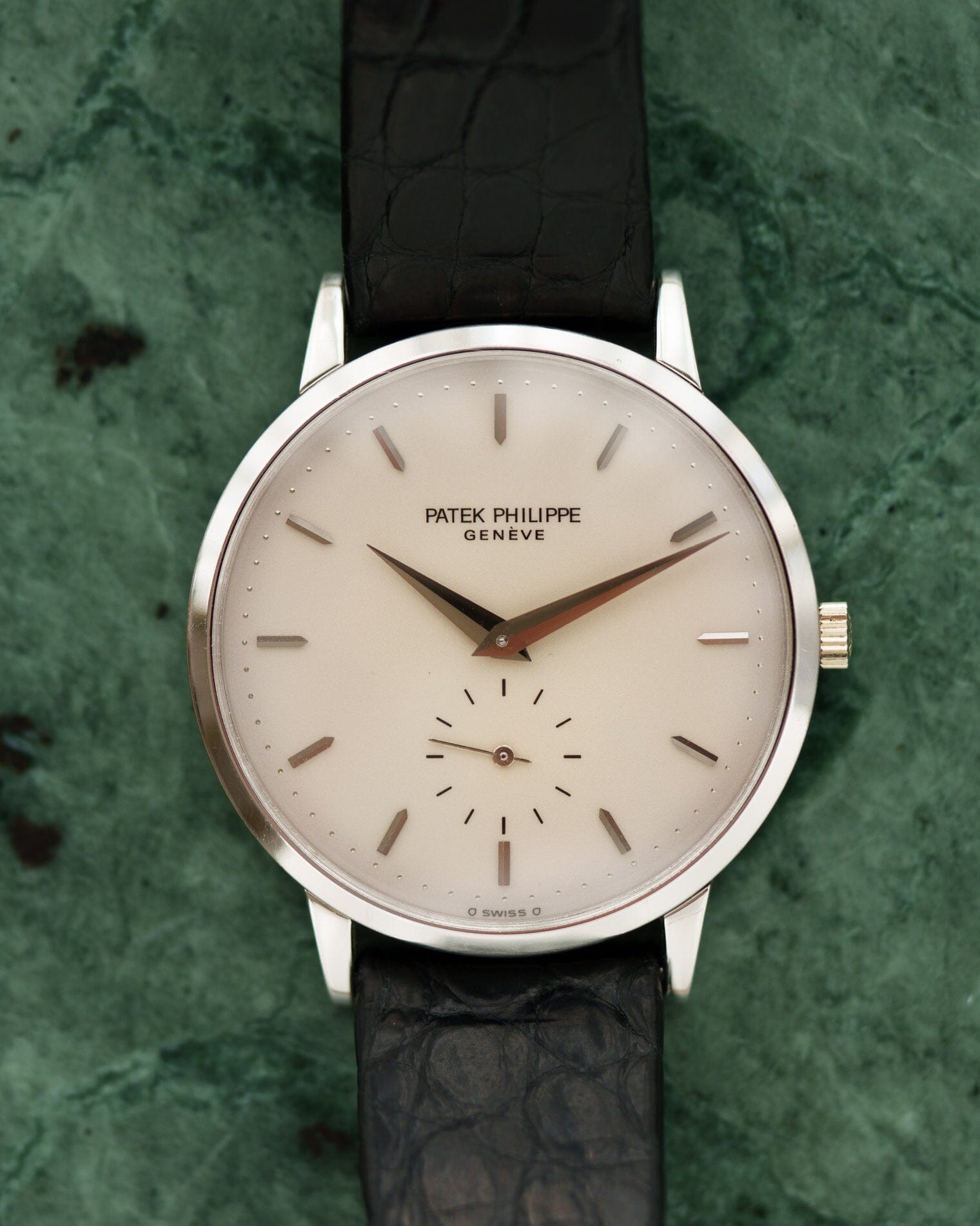 Patek Philippe カラトラバ 3893 WG アイボリーダイアル 箱保証書付き Watch PATEK PHILIPPE