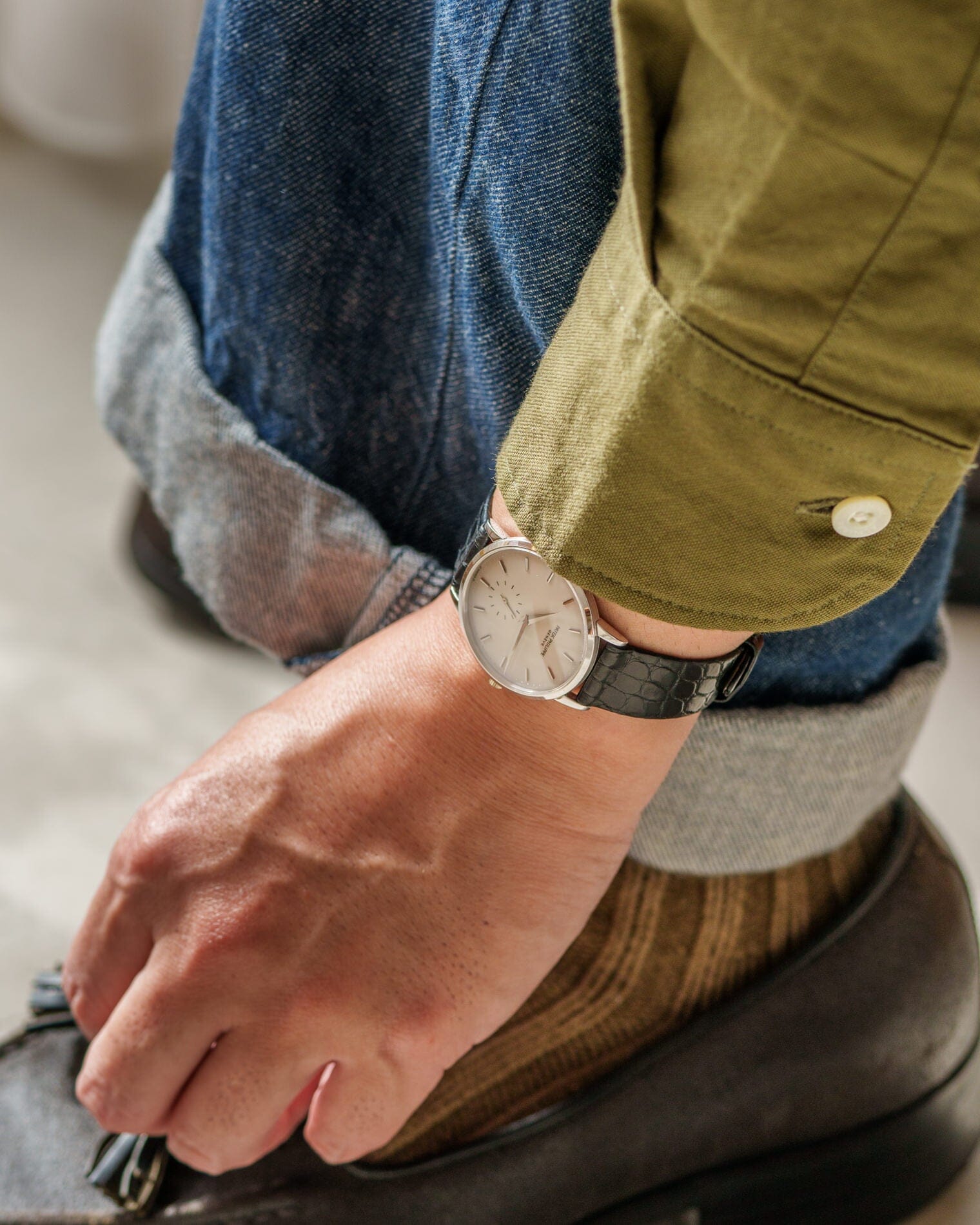 Patek Philippe カラトラバ 3893 WG アイボリーダイアル 箱保証書付き Watch PATEK PHILIPPE