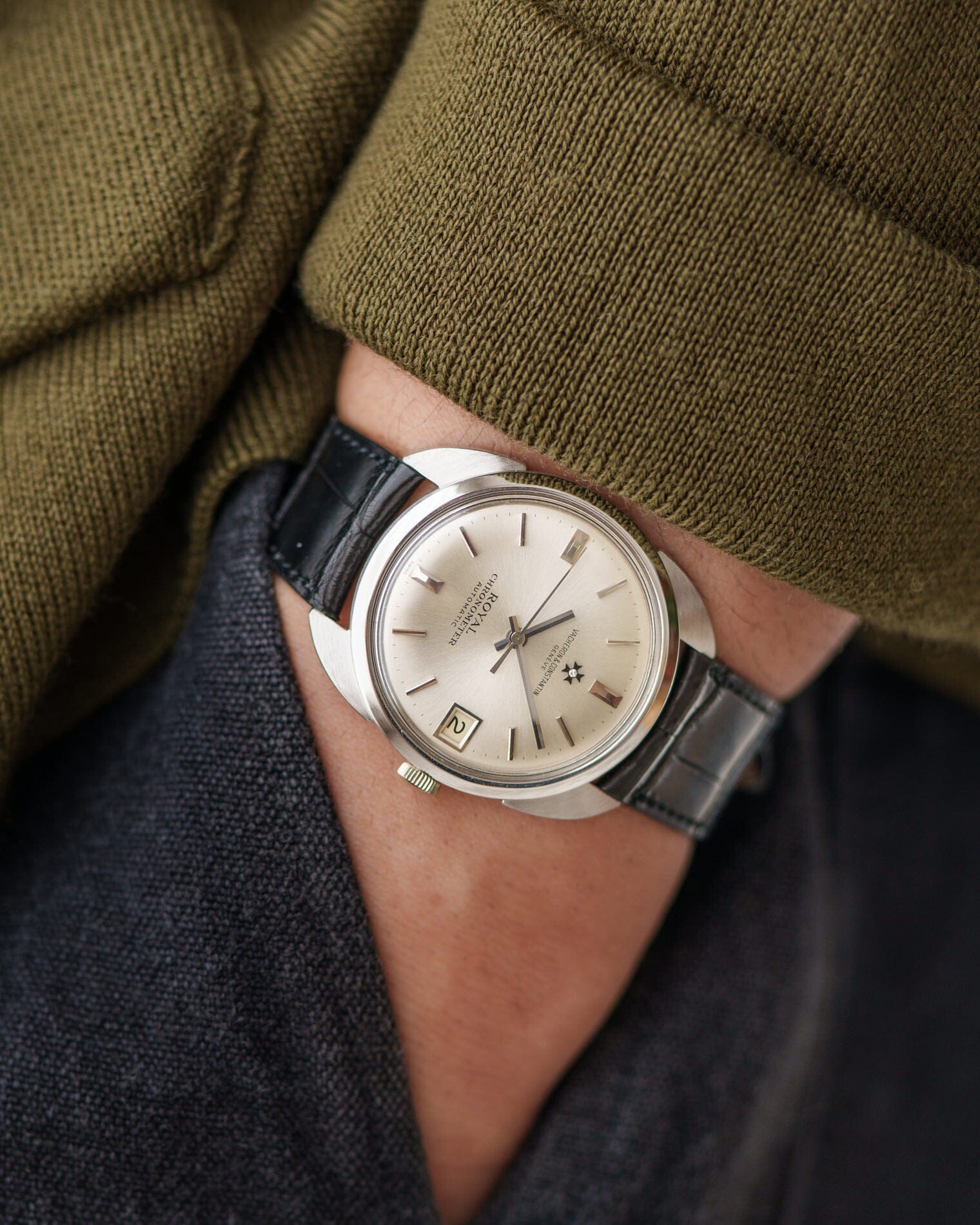 Vacheron Constantin クロノメーター ロワイヤル 6694 WG "バットマン" Watch VACHERON CONSTANTIN