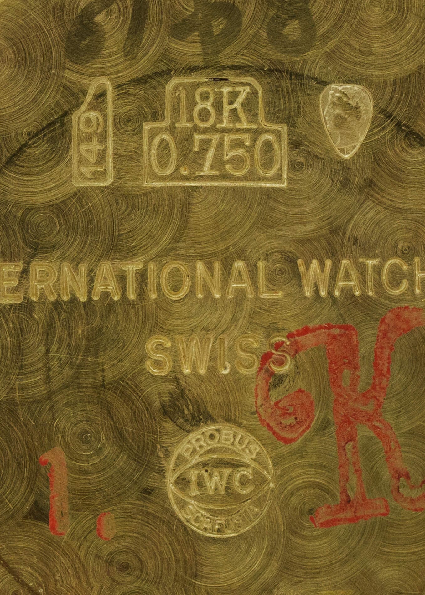 IWC ラウンド 自動巻き Cal.8531 YG シルバーダイアル お魚リューズ Watch IWC