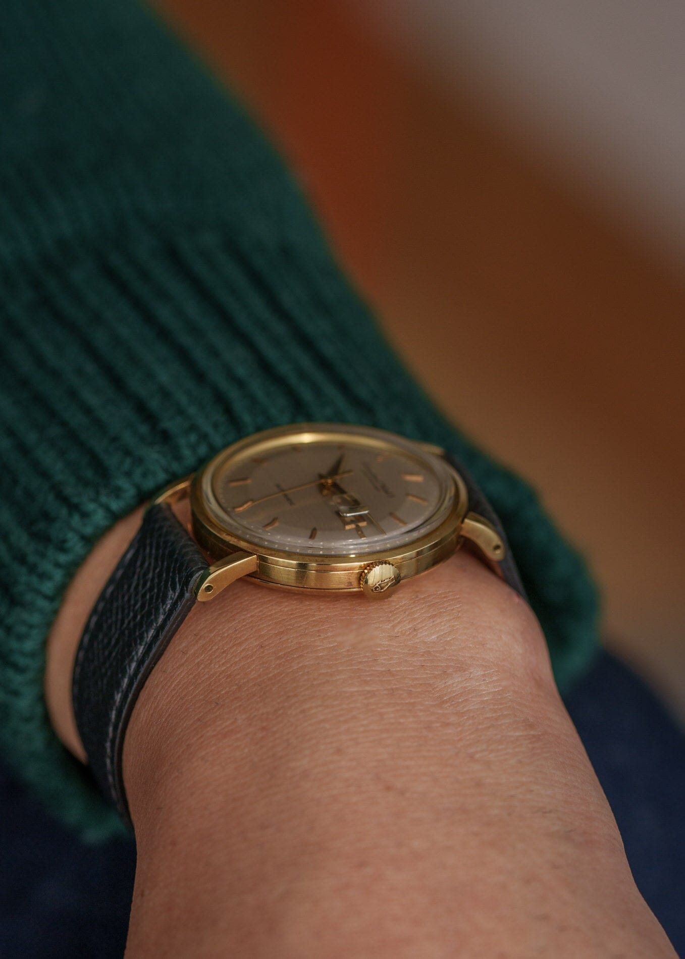 IWC ラウンド 自動巻き Cal.8531 YG シルバーダイアル お魚リューズ Watch IWC