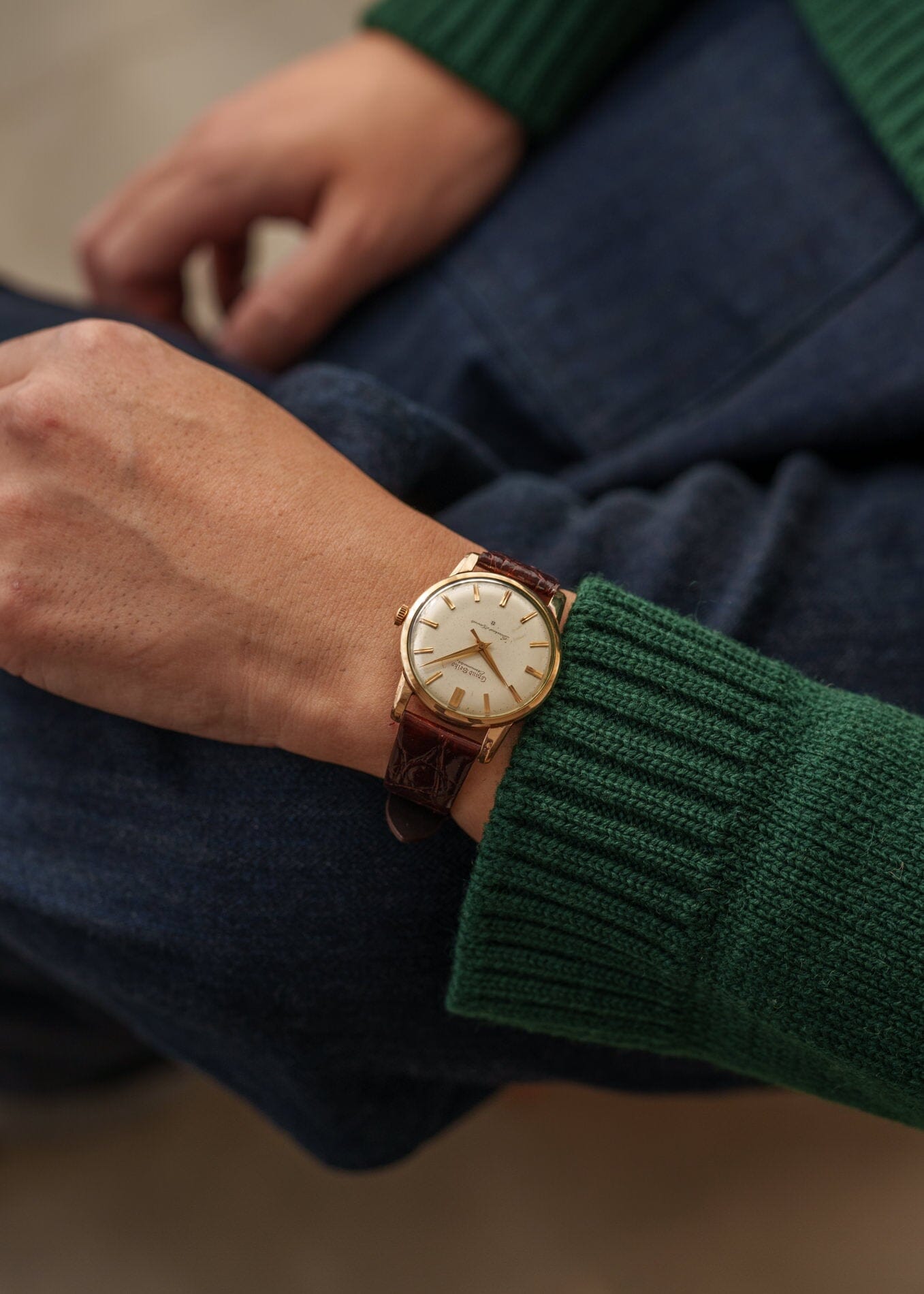 GRAND SEIKO FIRST J14070 彫り文字盤 最初期 Watch SEIKO