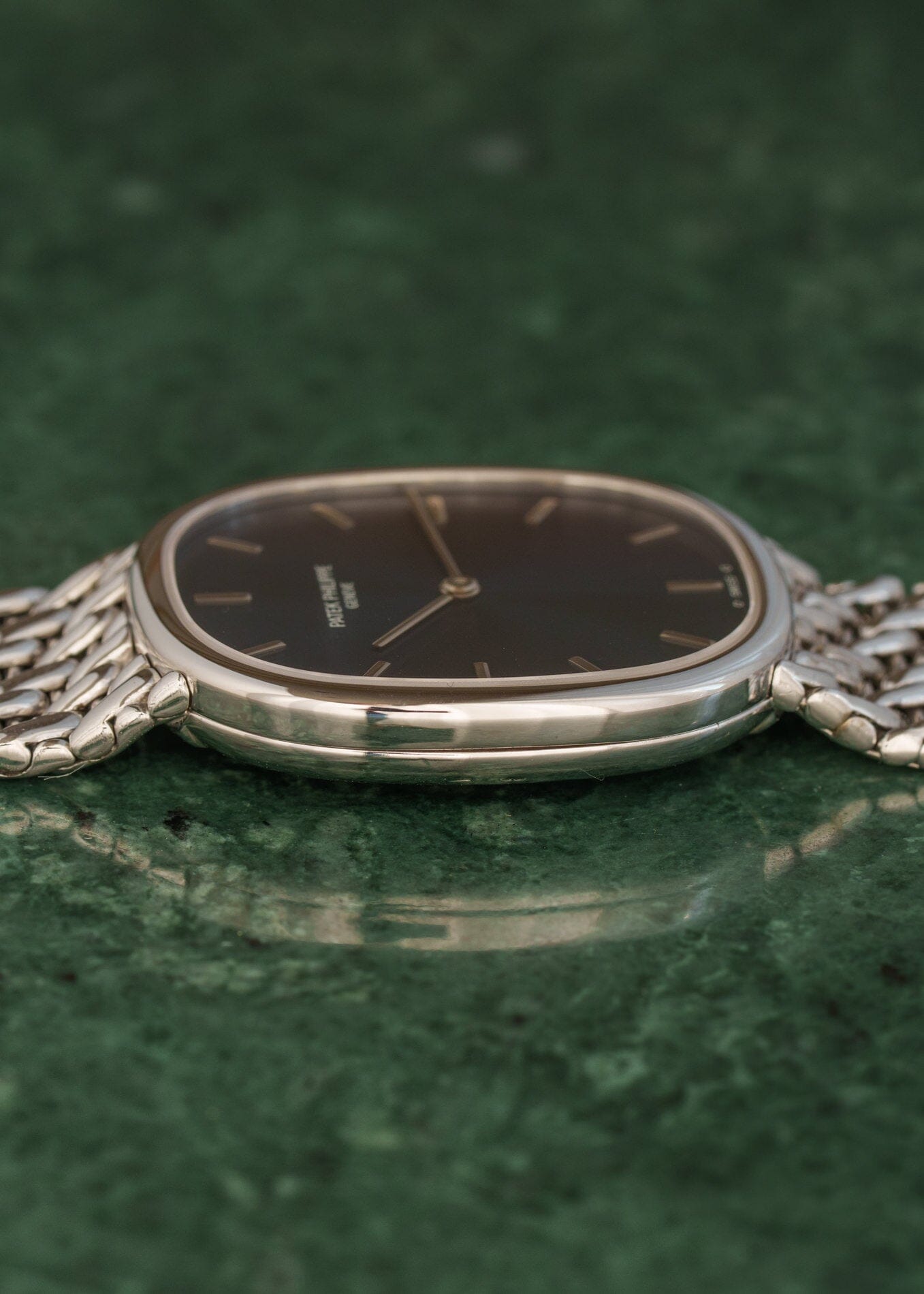 Patek Philippe ゴールデンエリプス 3738 "Jumbo" 自動巻き WG ブルー アーカイブ付き Watch PATEK PHILIPPE