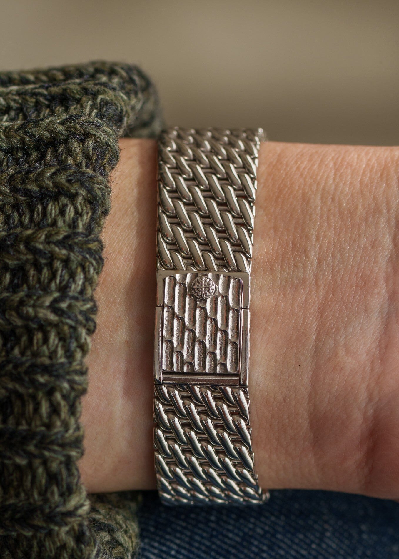 Patek Philippe ゴールデンエリプス 3738 "Jumbo" 自動巻き WG ブルー アーカイブ付き Watch PATEK PHILIPPE