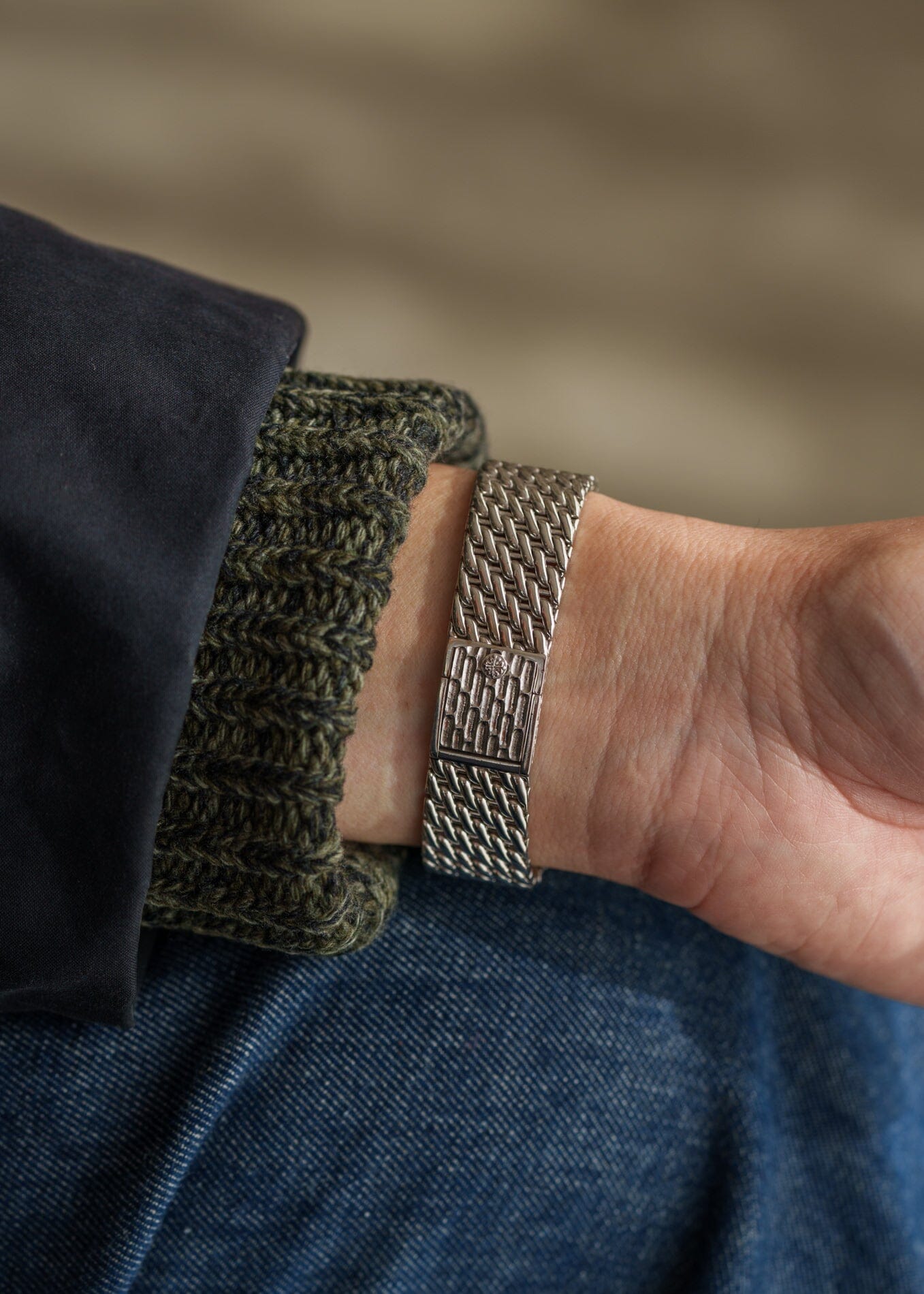 Patek Philippe ゴールデンエリプス 3738 "Jumbo" 自動巻き WG ブルー アーカイブ付き Watch PATEK PHILIPPE