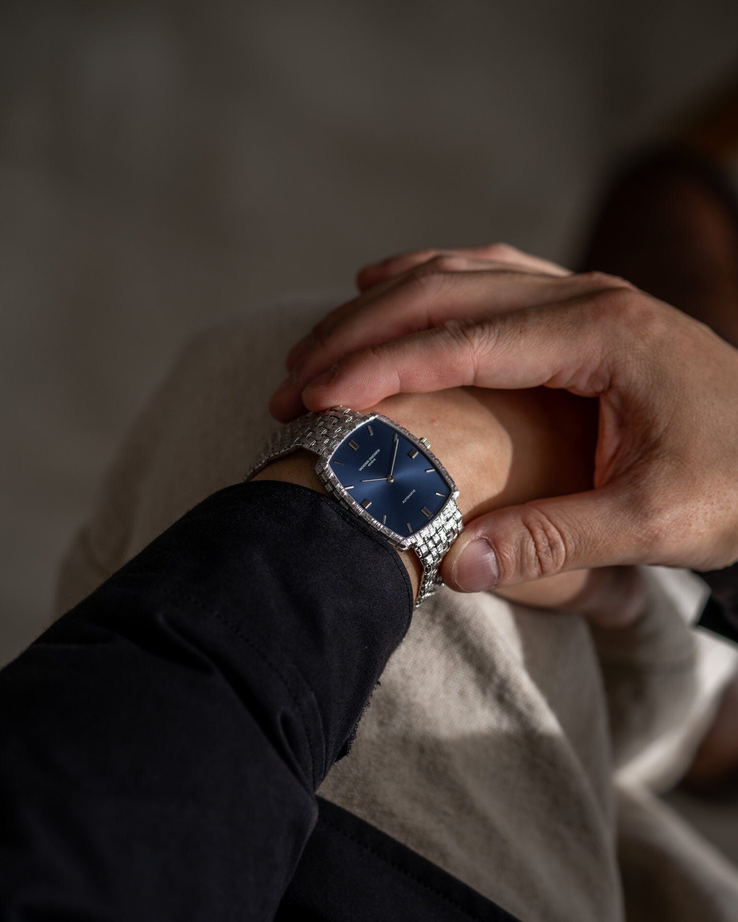 Vacheron Constantin メッシュドール 7943 WG ブルーダイアル "NOS" Watch VACHERON CONSTANTIN