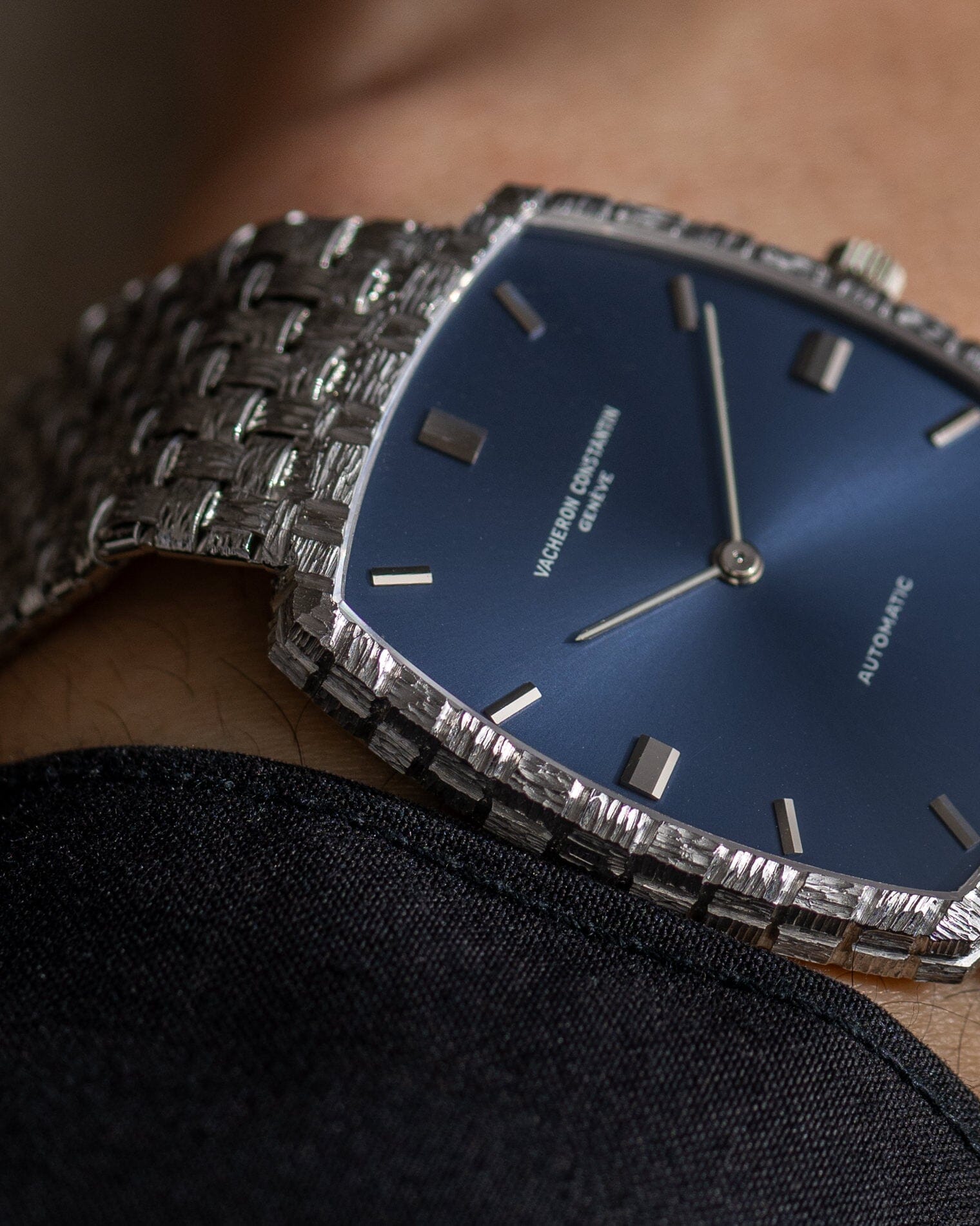 Vacheron Constantin メッシュドール 7943 WG ブルーダイアル "NOS" Watch VACHERON CONSTANTIN