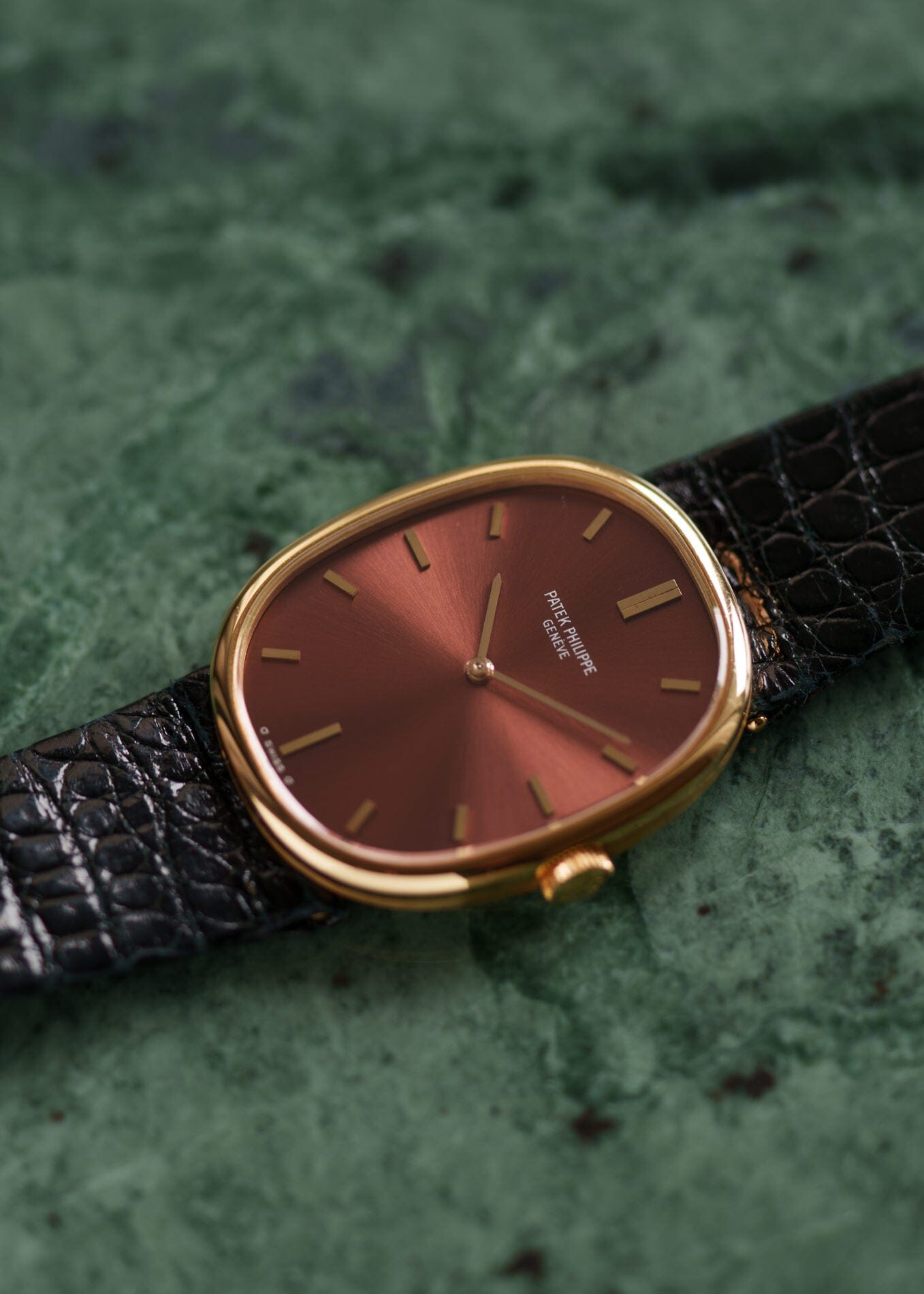 Patek Philippe ゴールデンエリプス 3848 YG ブラウンダイアル 箱保証書付き Watch PATEK PHILIPPE