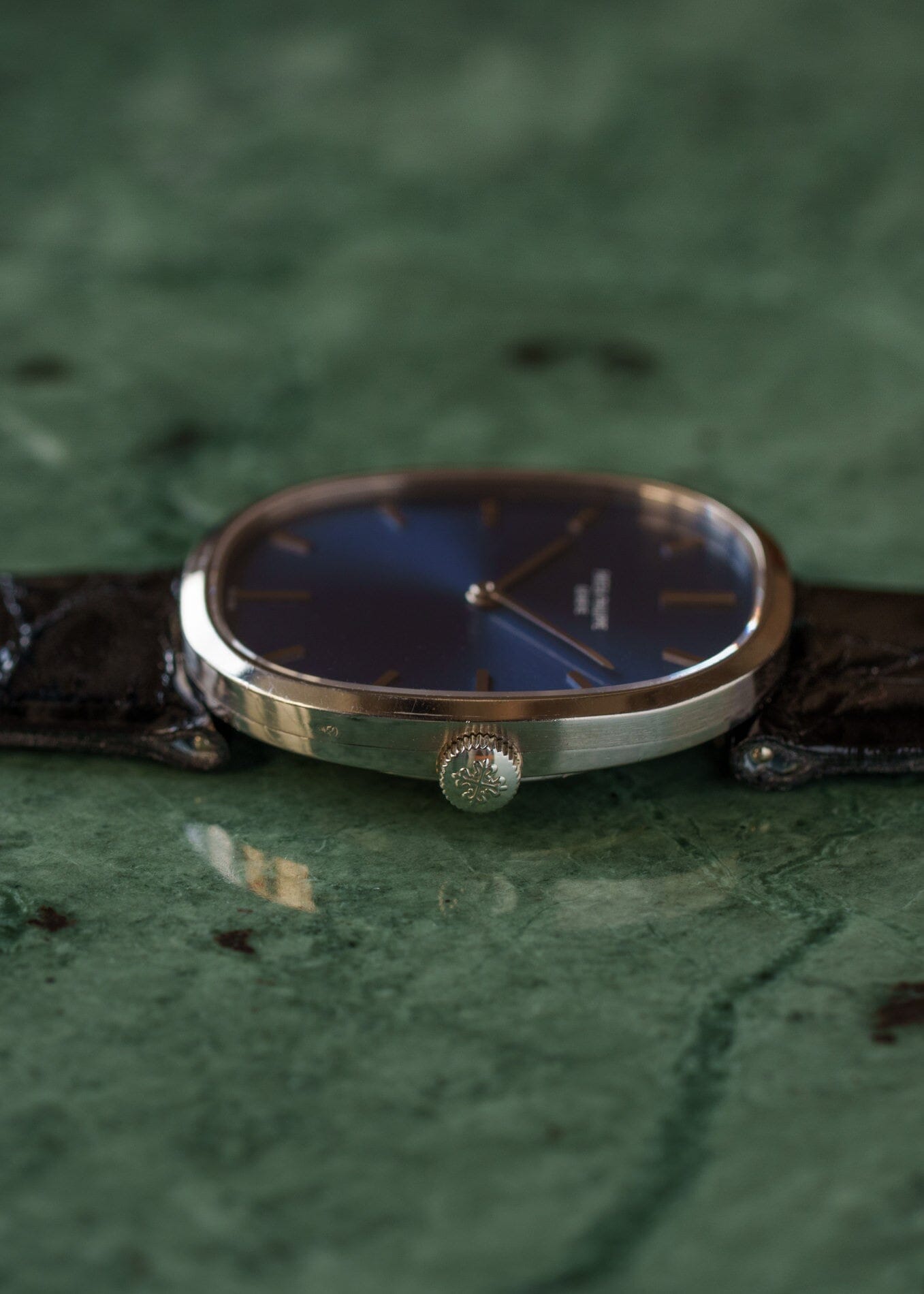 Patek Philippe ゴールデンエリプス 3548 WG ブルーダイアル 箱保証書付き Watch PATEK PHILIPPE