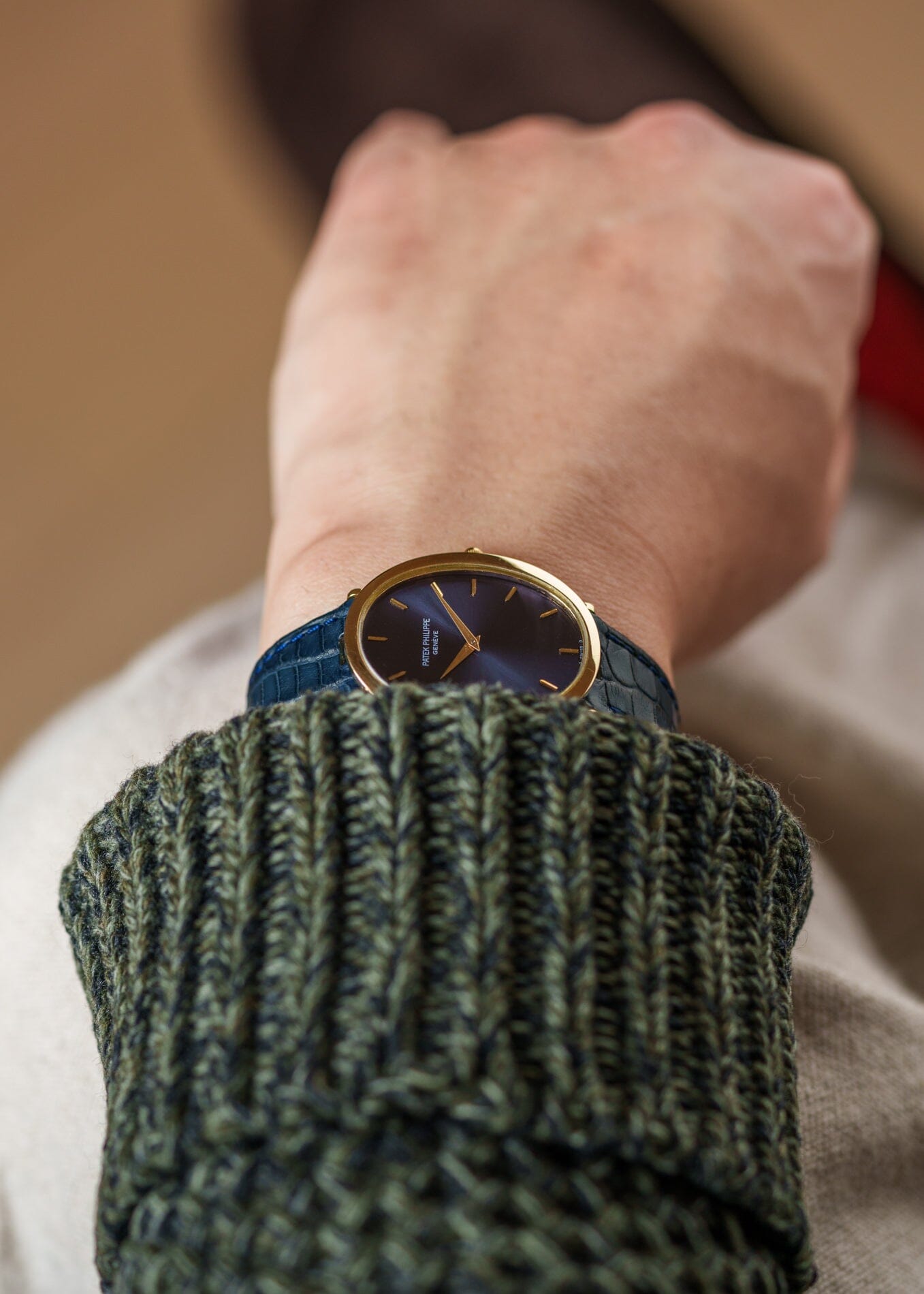 Patek Philippe ゴールデンエリプス 3598 YG ブルーシグマダイアル アーカイブ付き Watch PATEK PHILIPPE