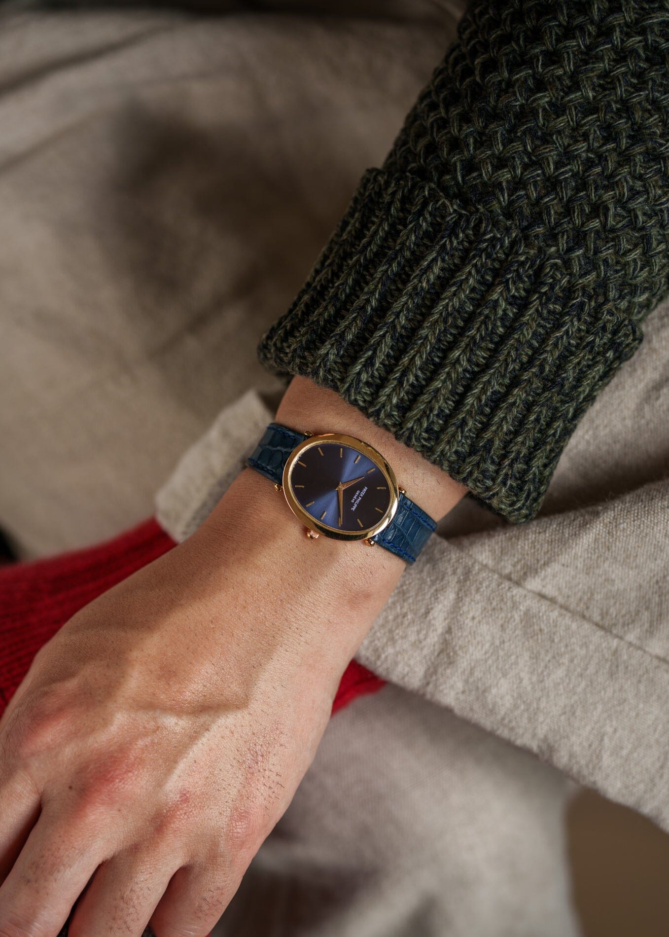 Patek Philippe ゴールデンエリプス 3598 YG ブルーシグマダイアル アーカイブ付き Watch PATEK PHILIPPE