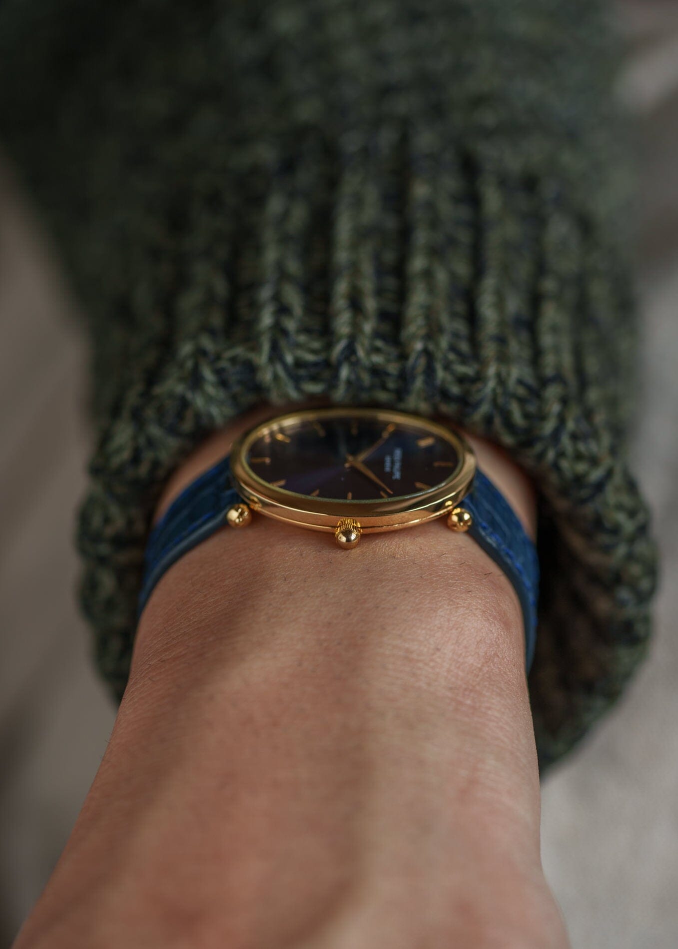 Patek Philippe ゴールデンエリプス 3598 YG ブルーシグマダイアル アーカイブ付き Watch PATEK PHILIPPE