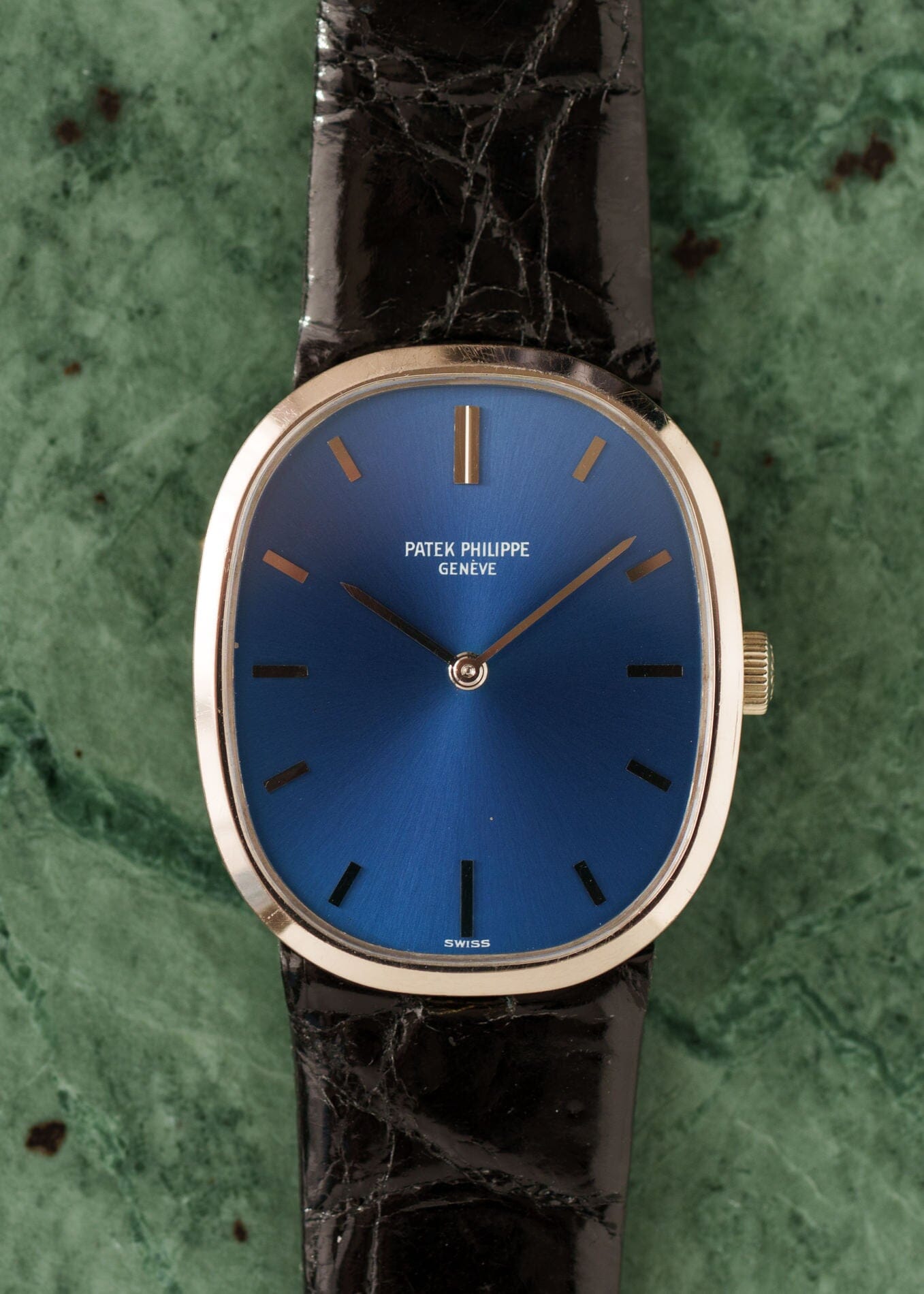 Patek Philippe ゴールデンエリプス 3548 WG ブルーダイアル 箱保証書付き Watch PATEK PHILIPPE