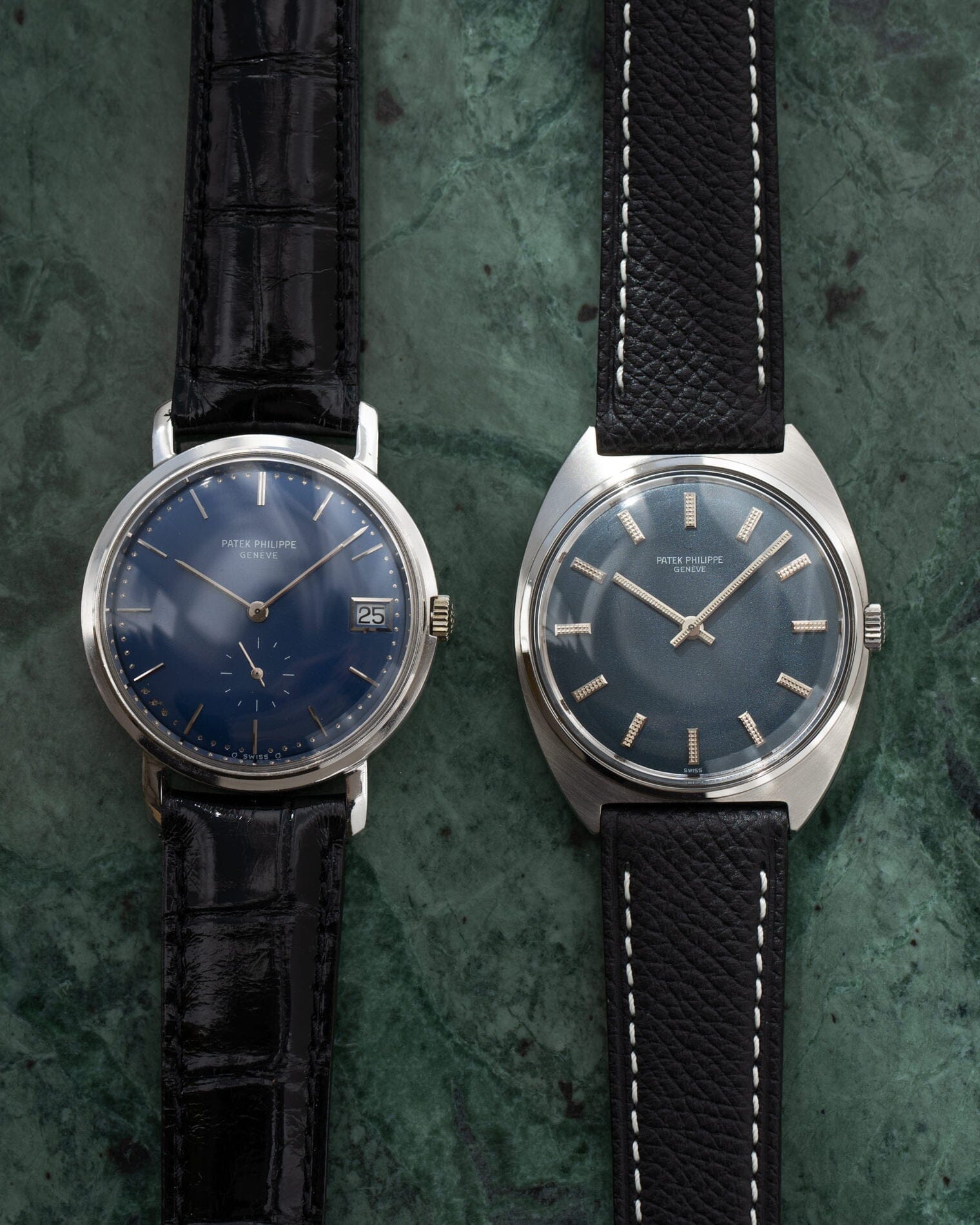 Patek Philippe カラトラバ 3574 SS ブルーダイアル アーカイブ付き Watch PATEK PHILIPPE