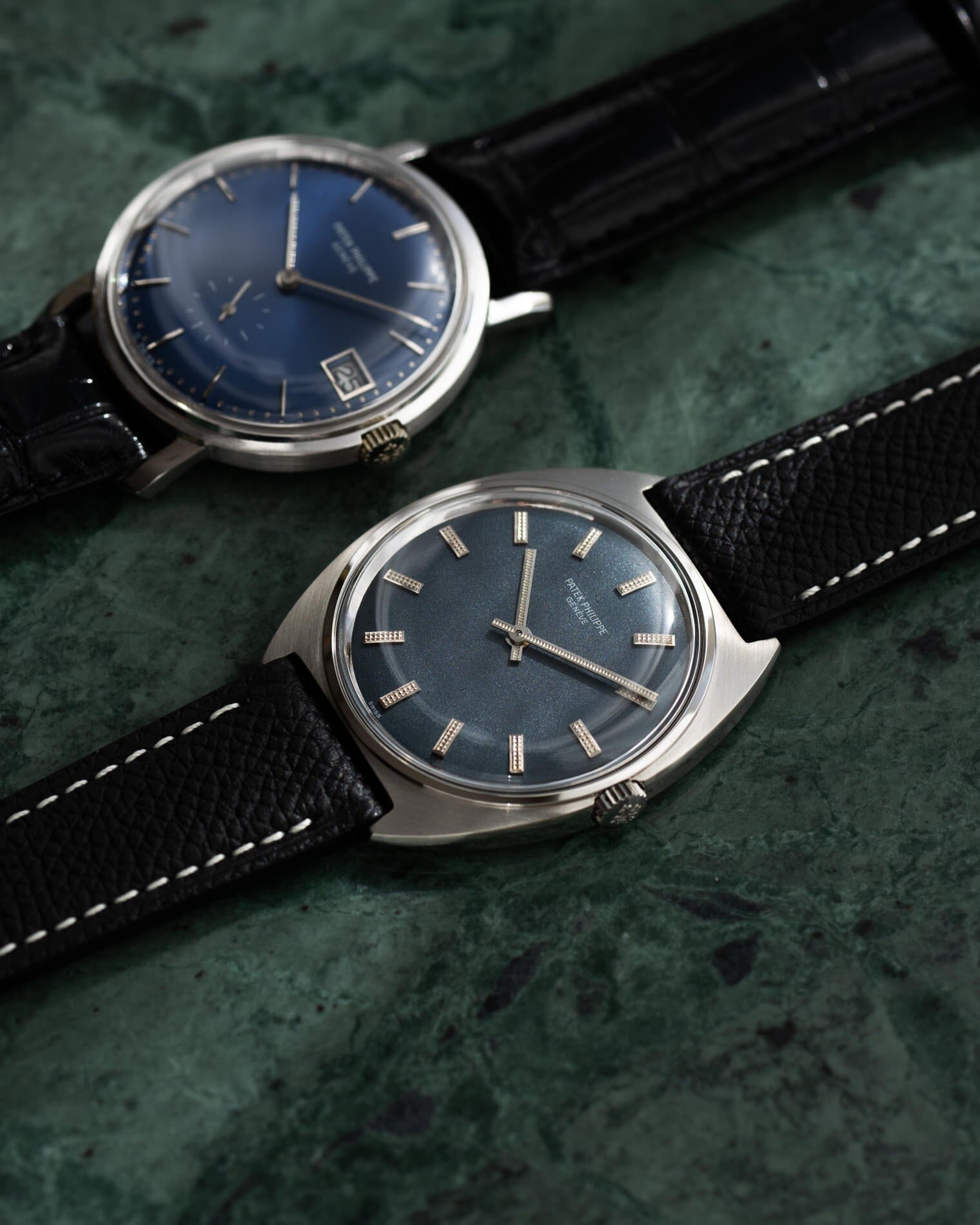 Patek Philippe カラトラバ 3574 SS ブルーダイアル アーカイブ付き Watch PATEK PHILIPPE