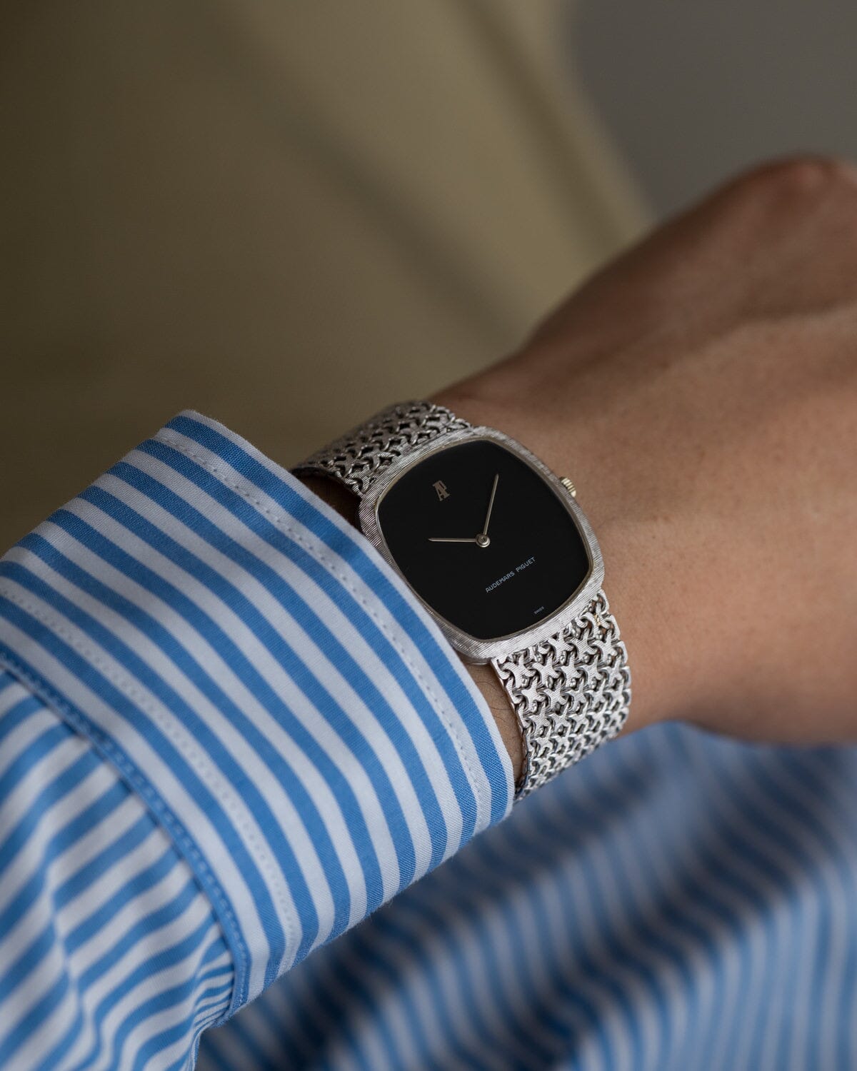 オーデマ ピゲ トノー WG ブラックダイアル Watch AUDEMARS PIGUET