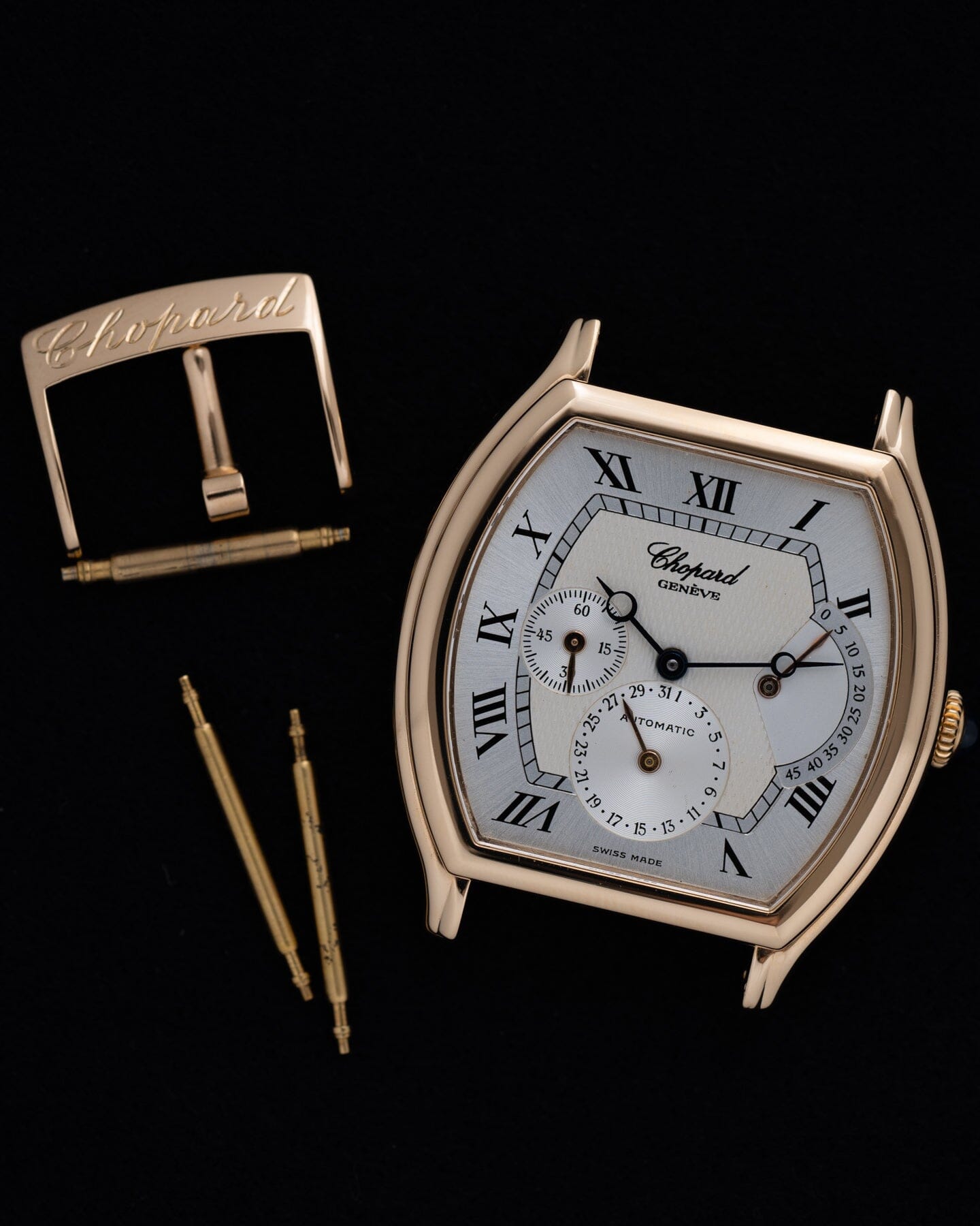 Chopard クラシック 2248 トノー RG パワーリザーブ Watch CHOPARD