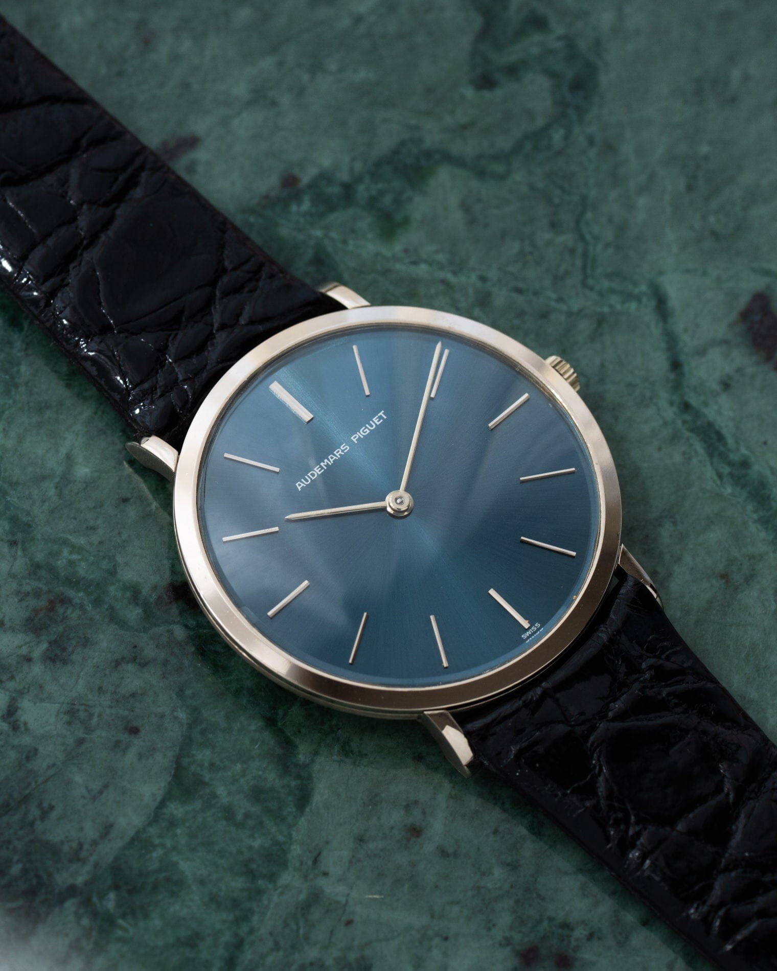 Audemars Piguet ラウンド WG ネイビーブルーダイアル Watch AUDEMARS PIGUET