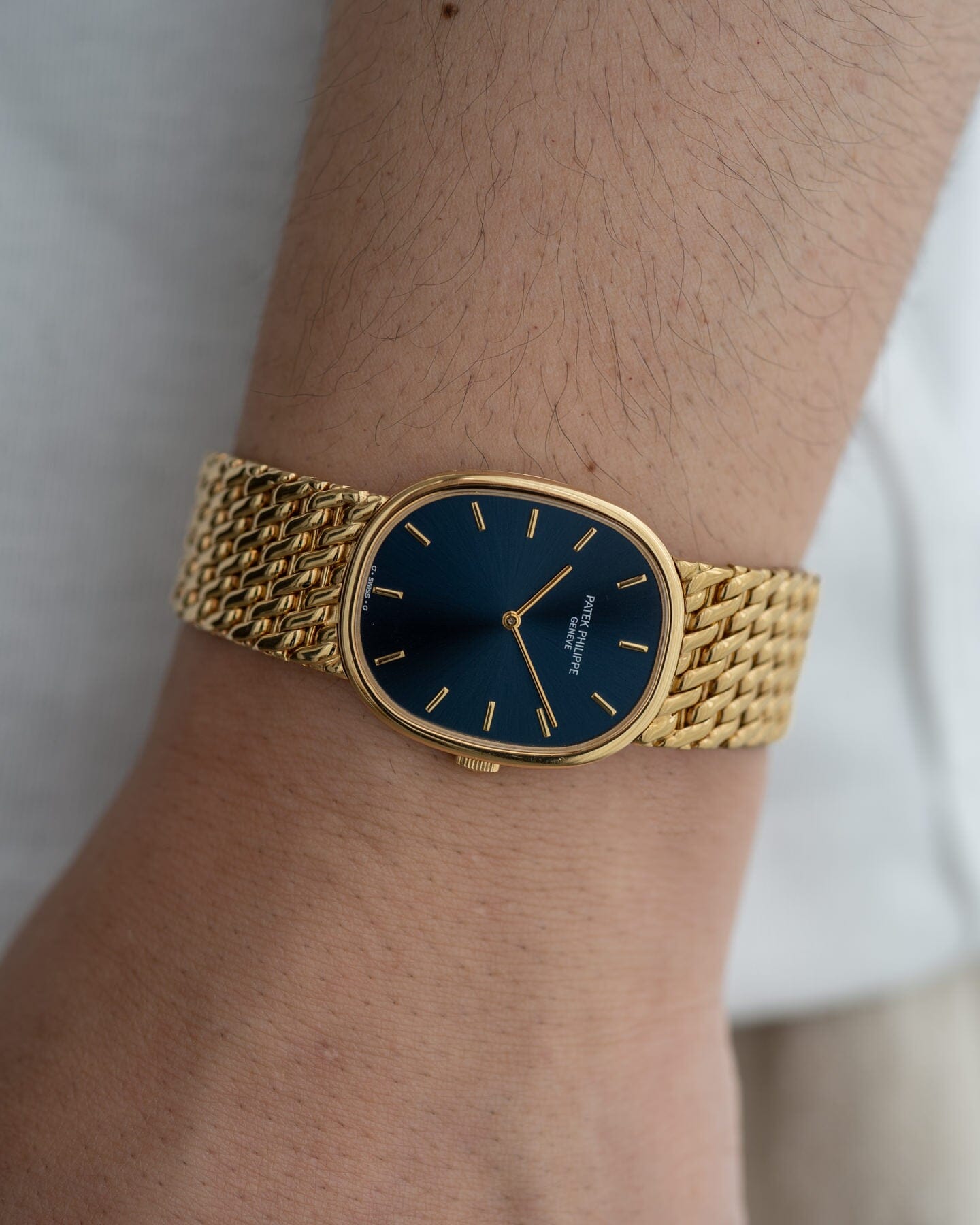 Patek Philippe ゴールデンエリプス 3848 YG ブルーシグマダイアル Watch PATEK PHILIPPE