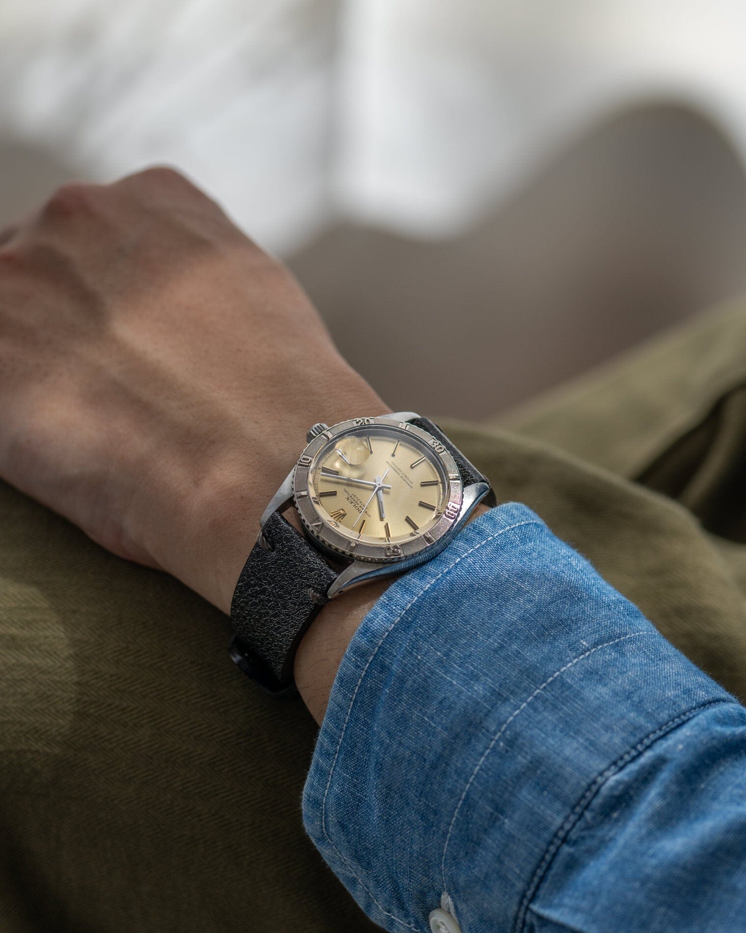 Rolex デイトジャスト 1625 "サンダーバード" アイボリーダイアル Watch ROLEX