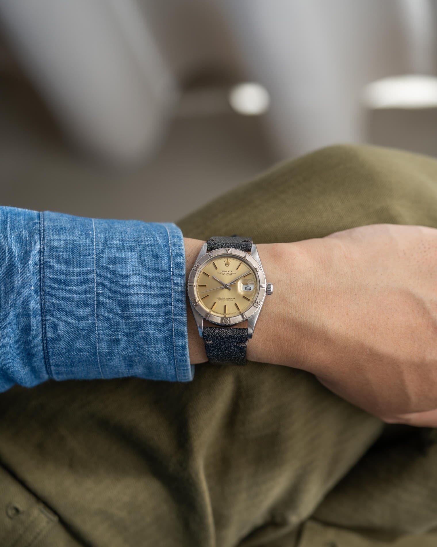 Rolex デイトジャスト 1625 "サンダーバード" アイボリーダイアル Watch ROLEX