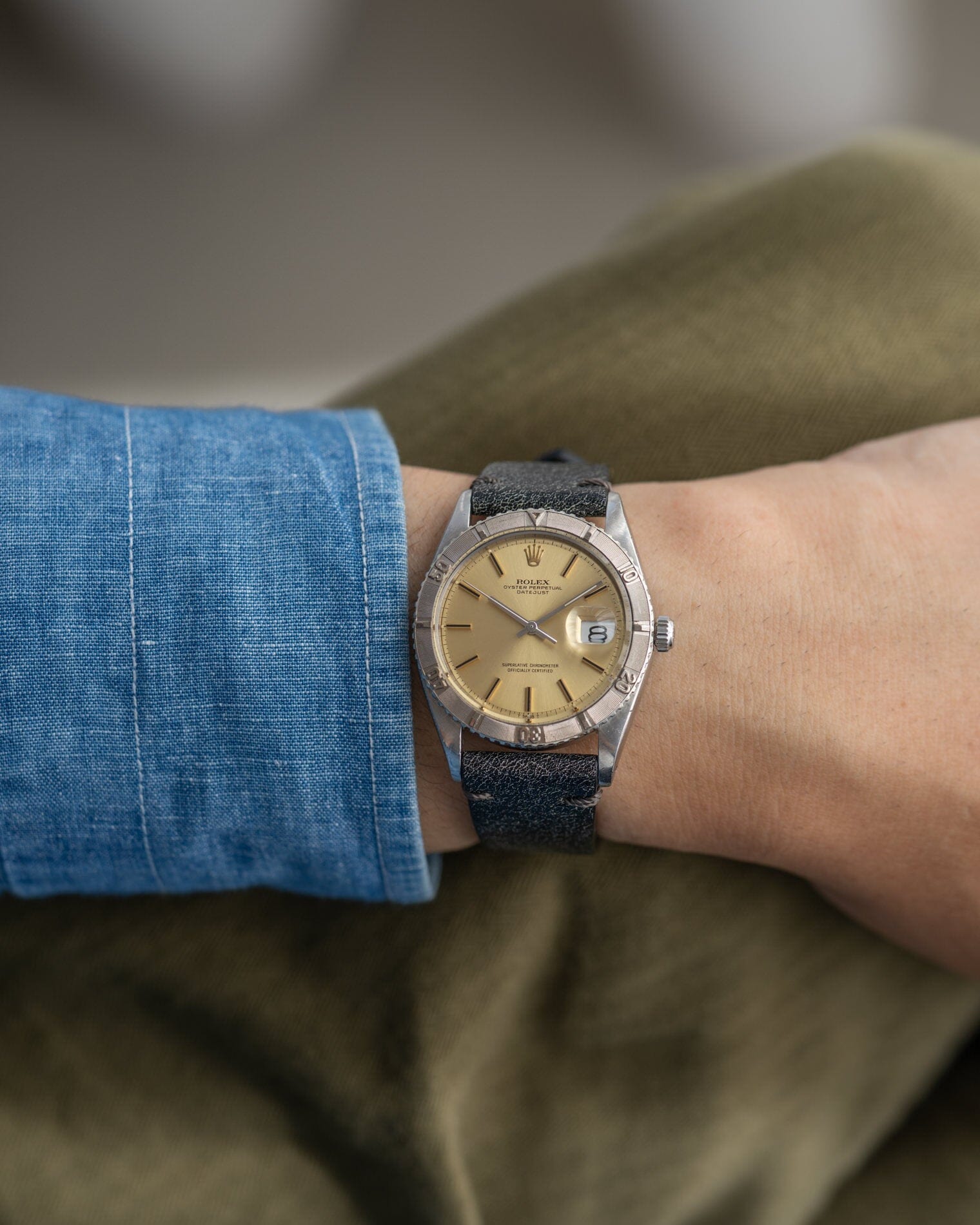 Rolex デイトジャスト 1625 "サンダーバード" アイボリーダイアル Watch ROLEX