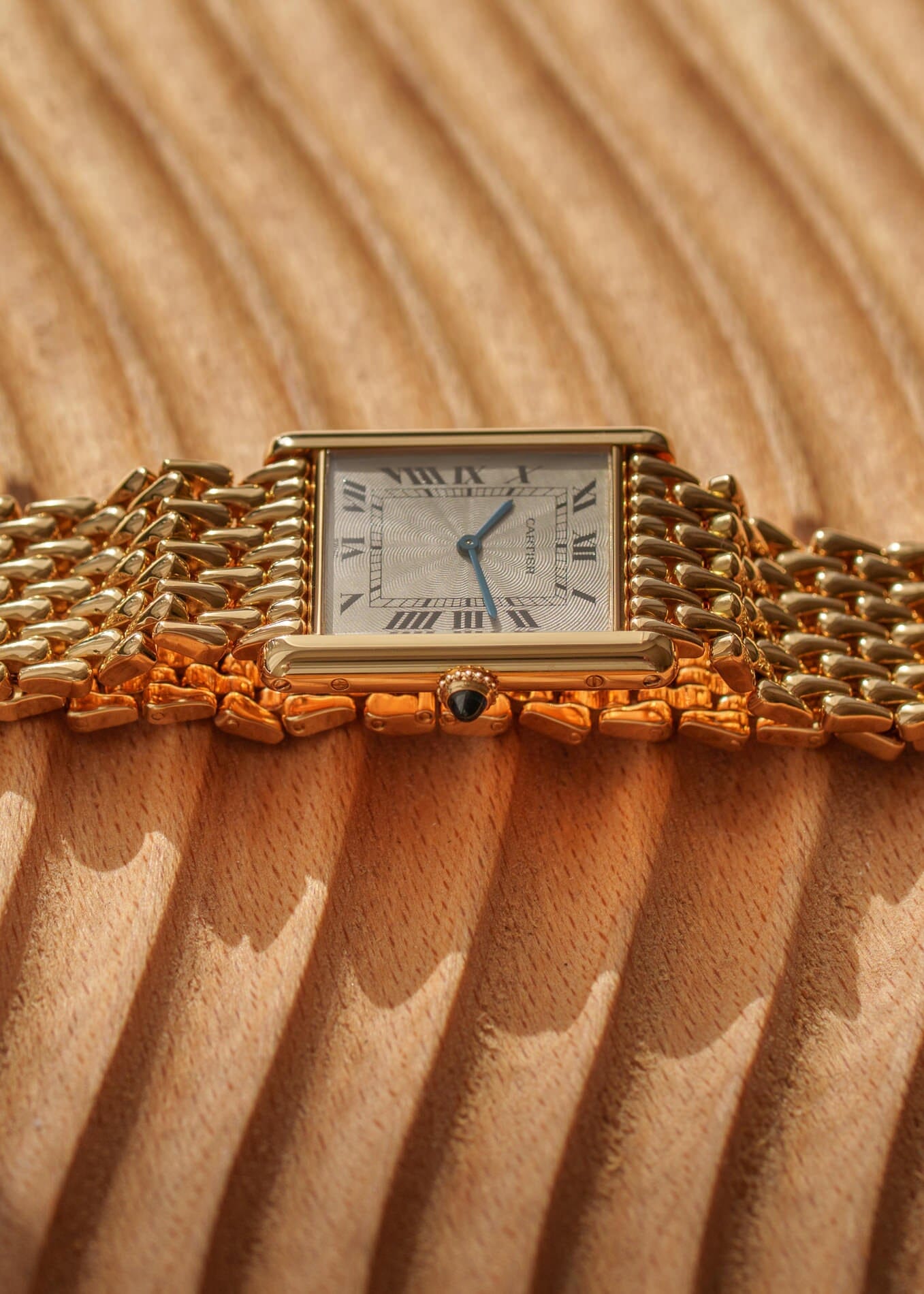 Cartier タンク ルイ カルティエ LM 16121 YG エクストラフラット 箱保証書付き Watch CARTIER