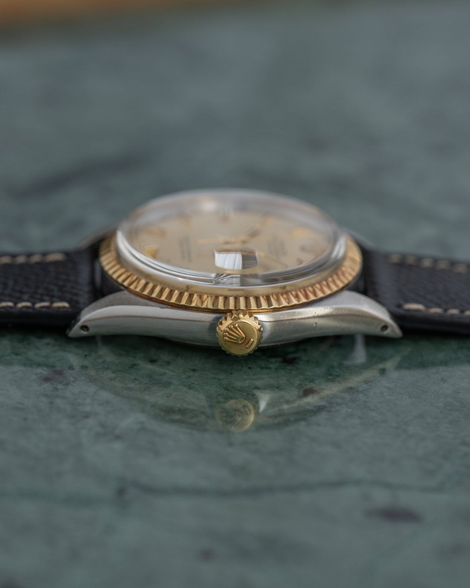 Rolex デイトジャスト 1601 シャンパン絹目ダイアル Watch ROLEX