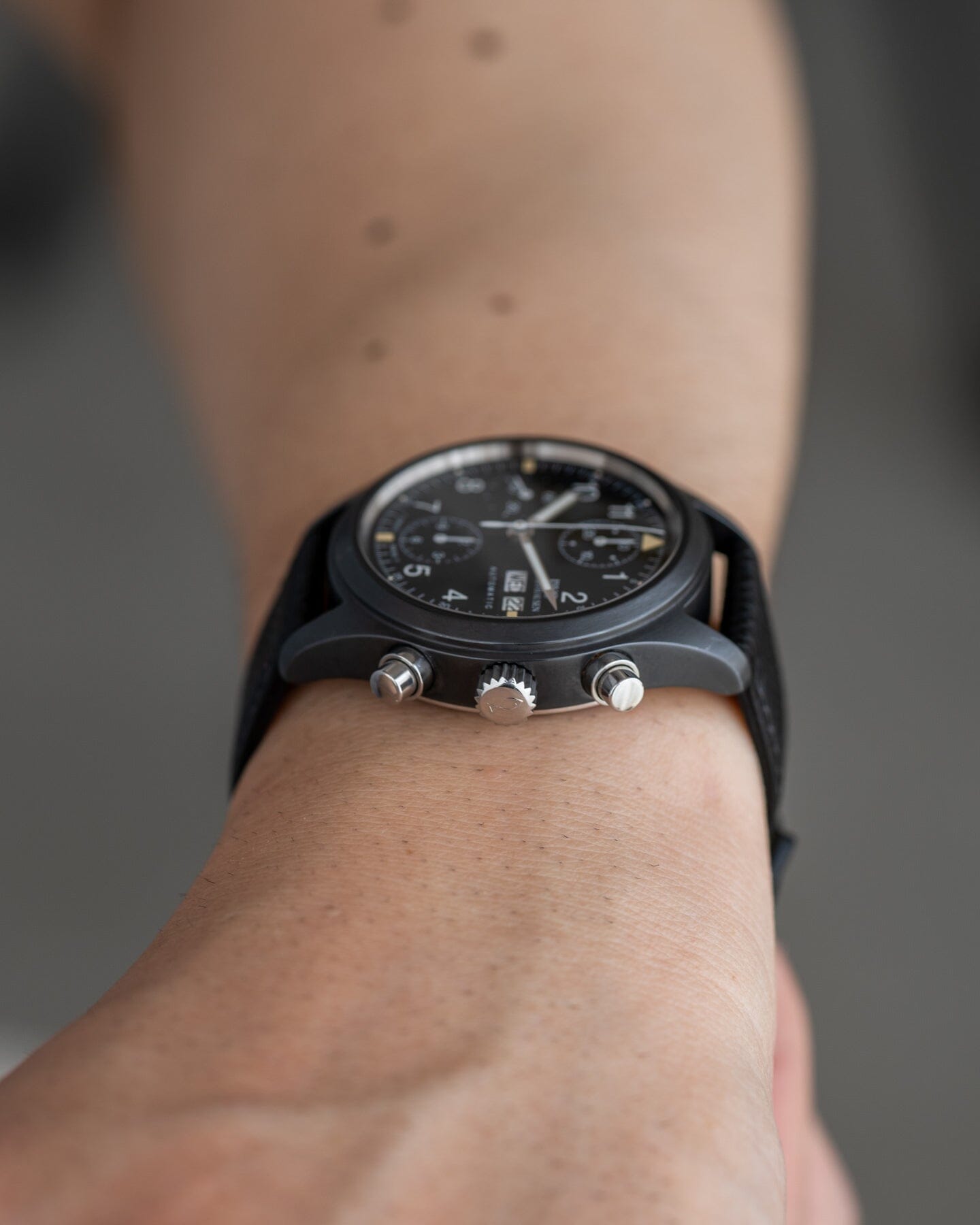 IWC Flieger Chronograph 3705 Black Ceramic Watch IWC