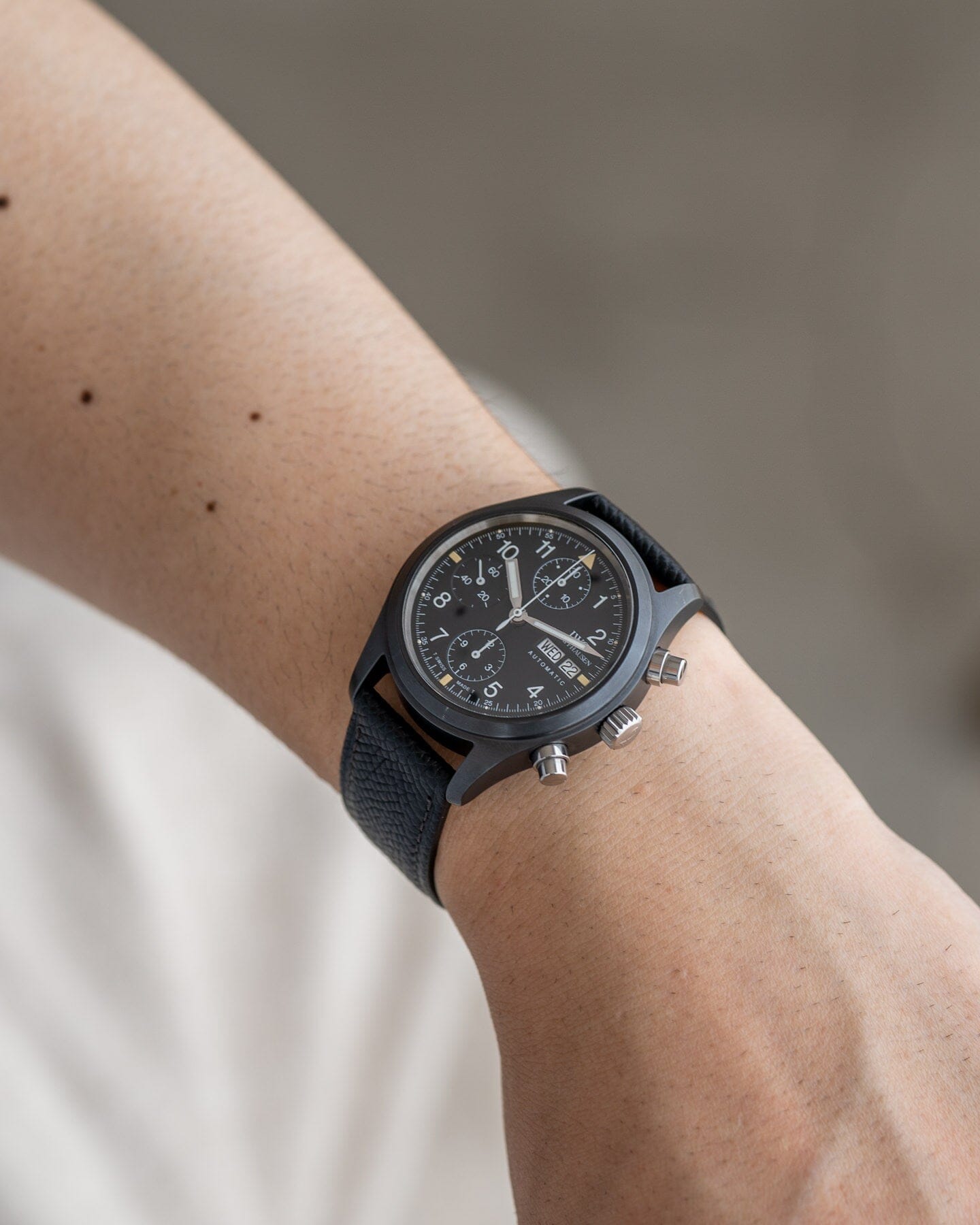 IWC Flieger Chronograph 3705 Black Ceramic Watch IWC