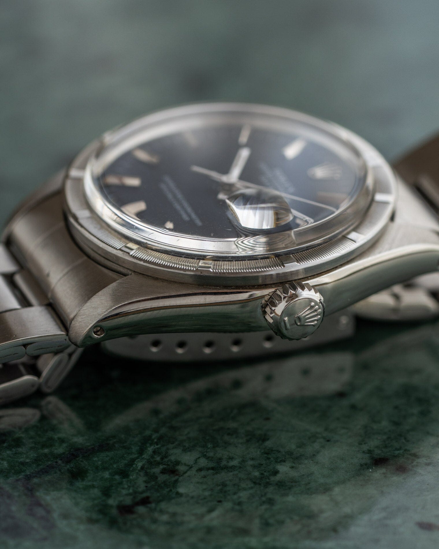 Rolex オイスターパーペチュアル デイト 1501 ブラックシグマダイアル Watch ROLEX