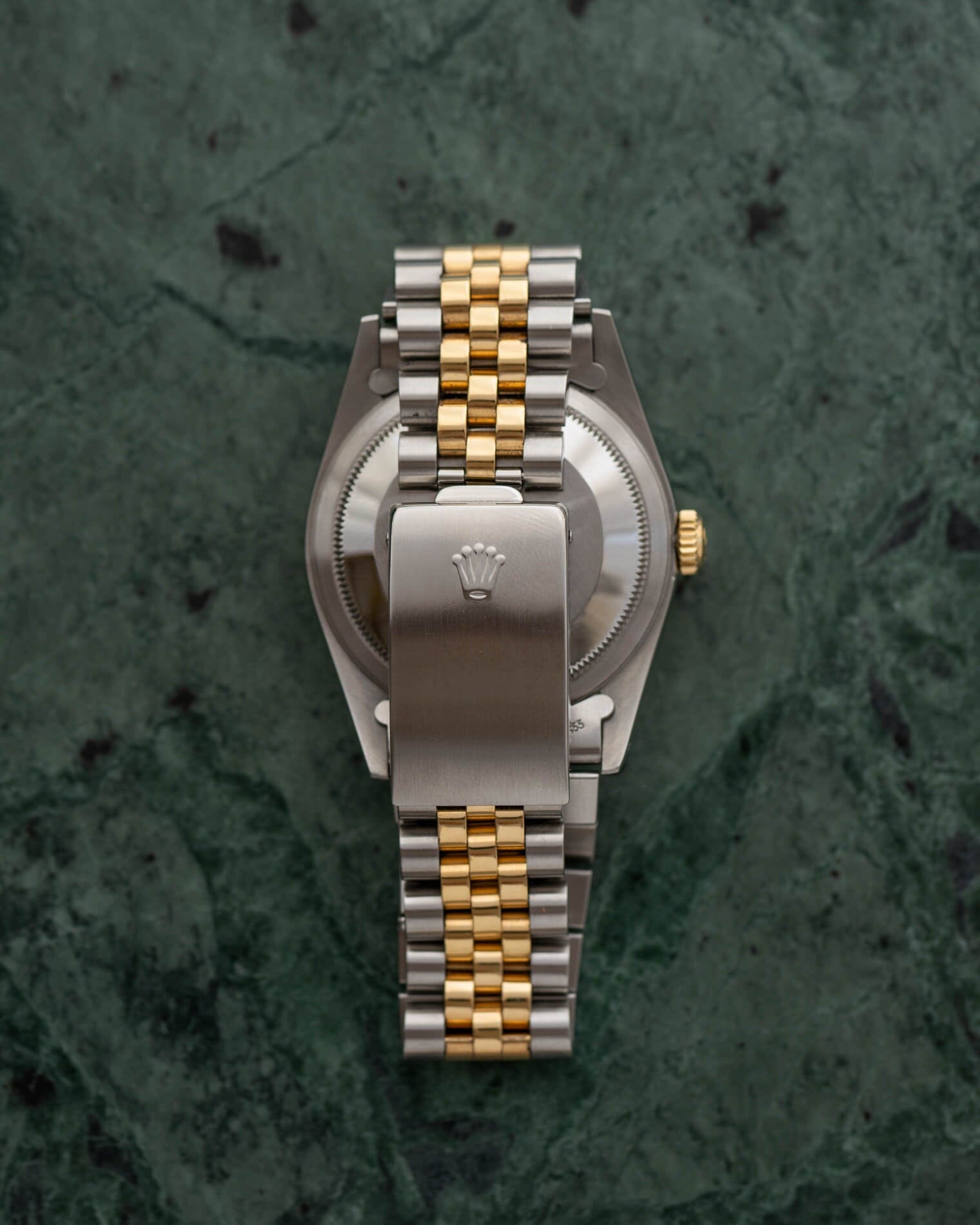 Rolex デイトジャスト 16233 ブラックタペストリーダイアル Watch ROLEX