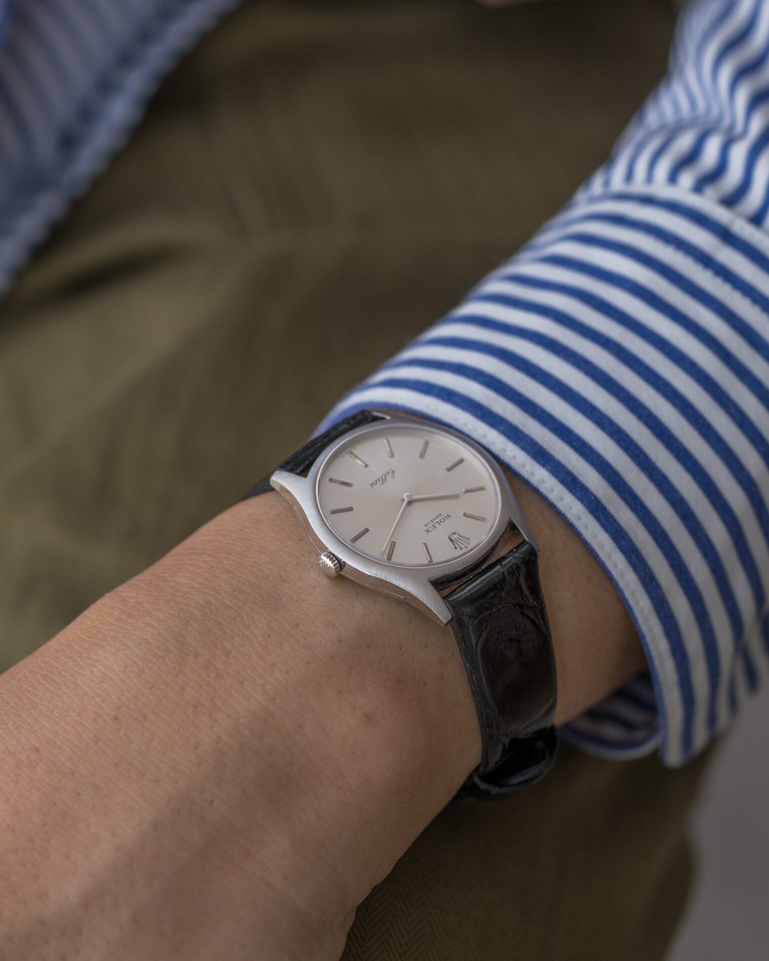 Rolex チェリーニ 3804 WG シルバーシグマダイアル 箱保証書付き Watch ROLEX