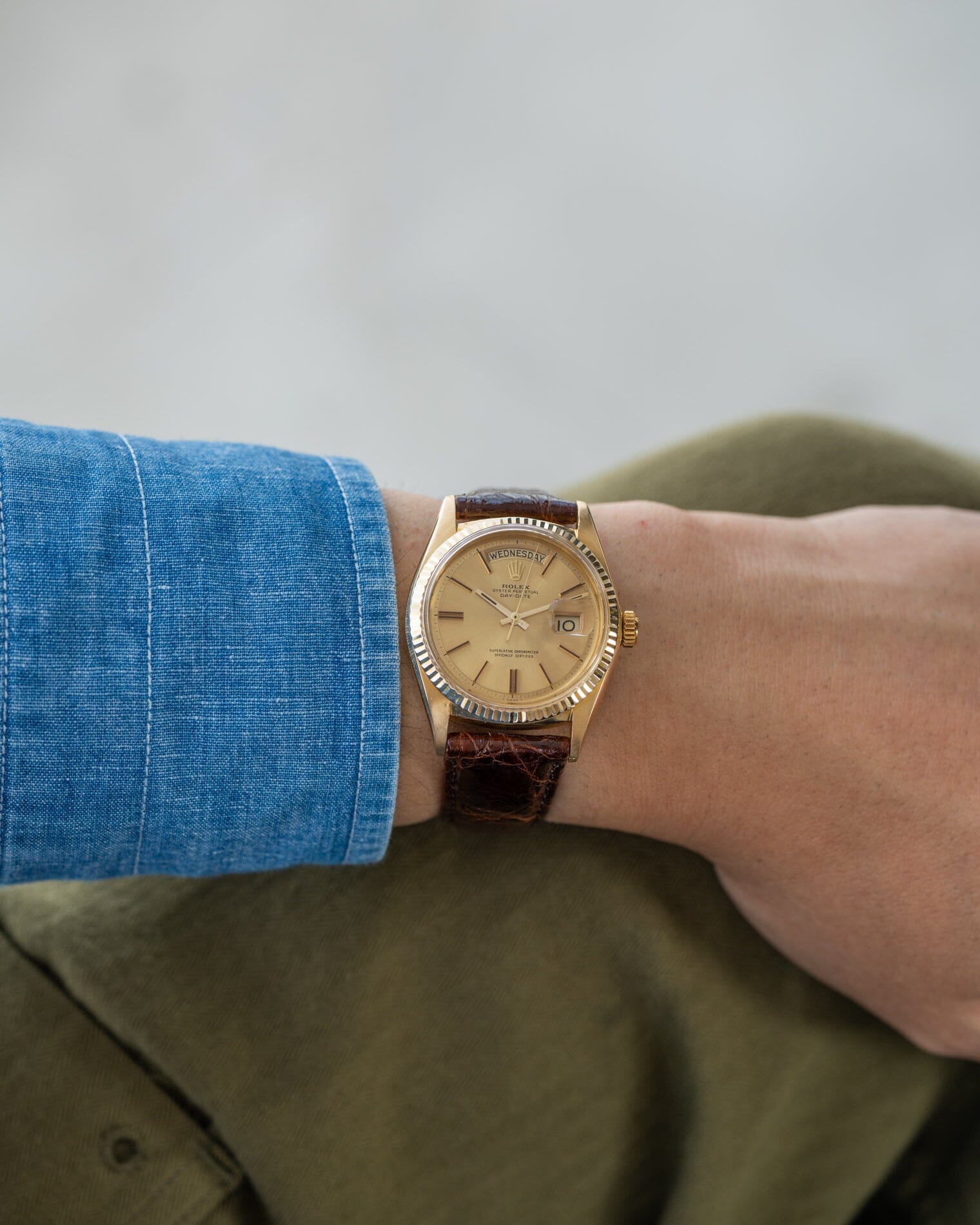 Rolex デイデイト 1803 YG シャンパンダイアル Watch ROLEX