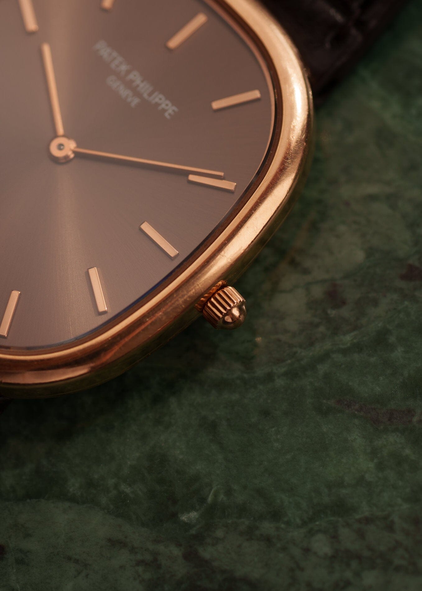Patek Philippe ゴールデンエリプス 3738 "Jumbo" 自動巻き PG ブラウンダイアル Watch PATEK PHILIPPE