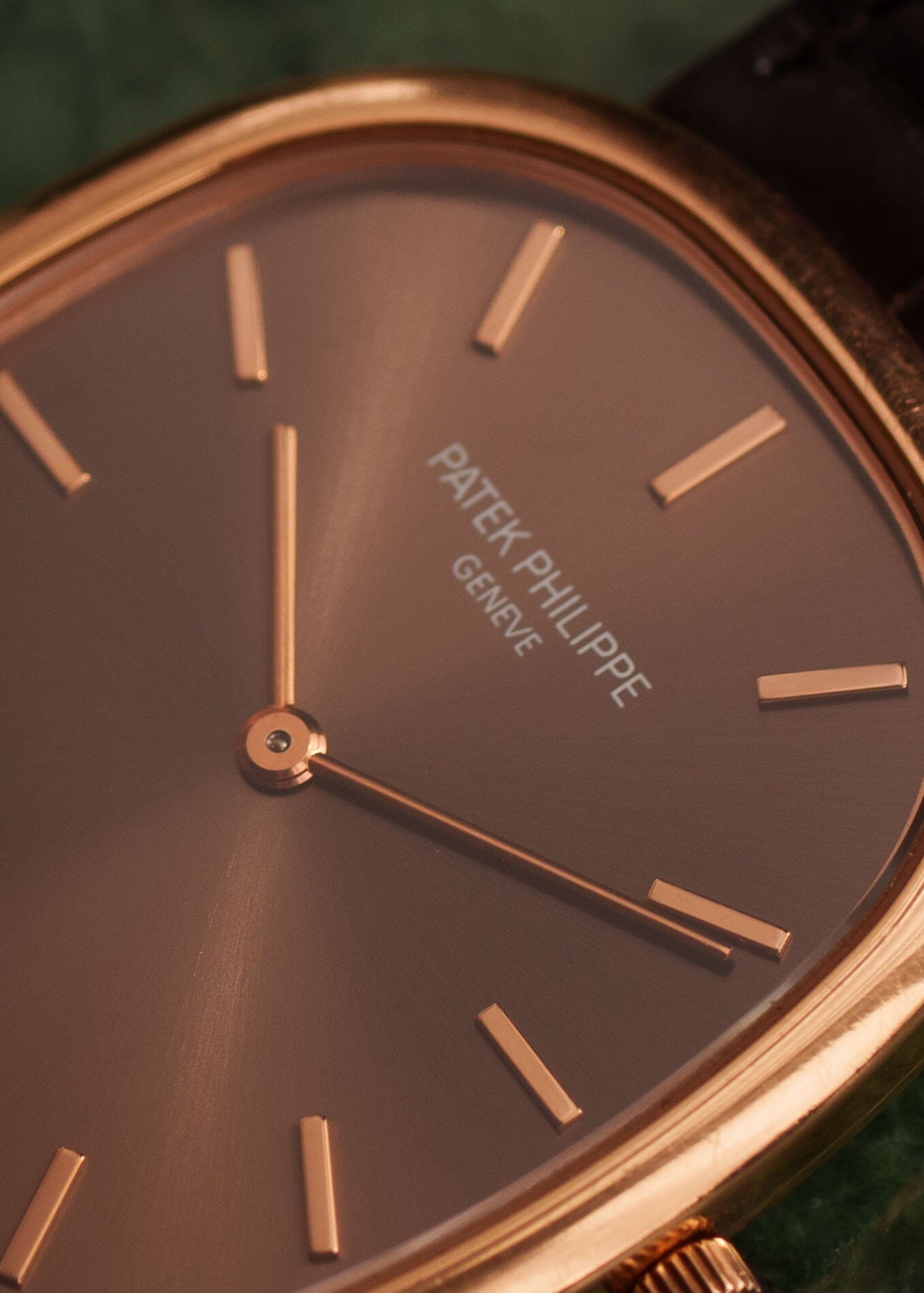 Patek Philippe ゴールデンエリプス 3738 "Jumbo" 自動巻き PG ブラウンダイアル Watch PATEK PHILIPPE