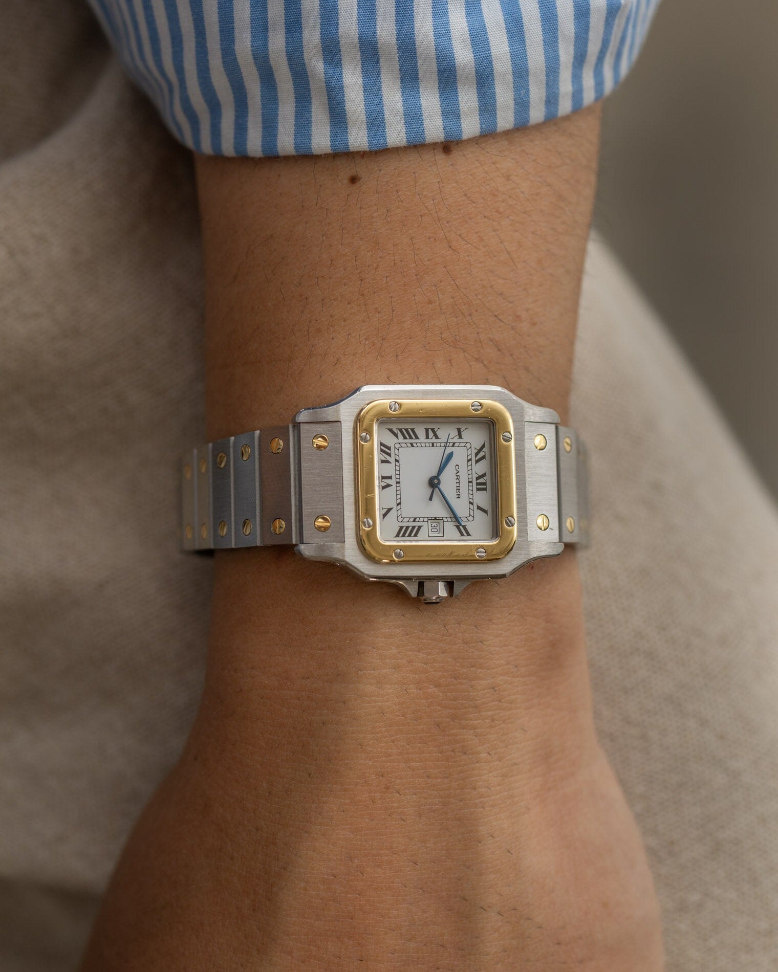 カルティエ サントスガルベ LM 2961 国際永久保証書付き Watch CARTIER