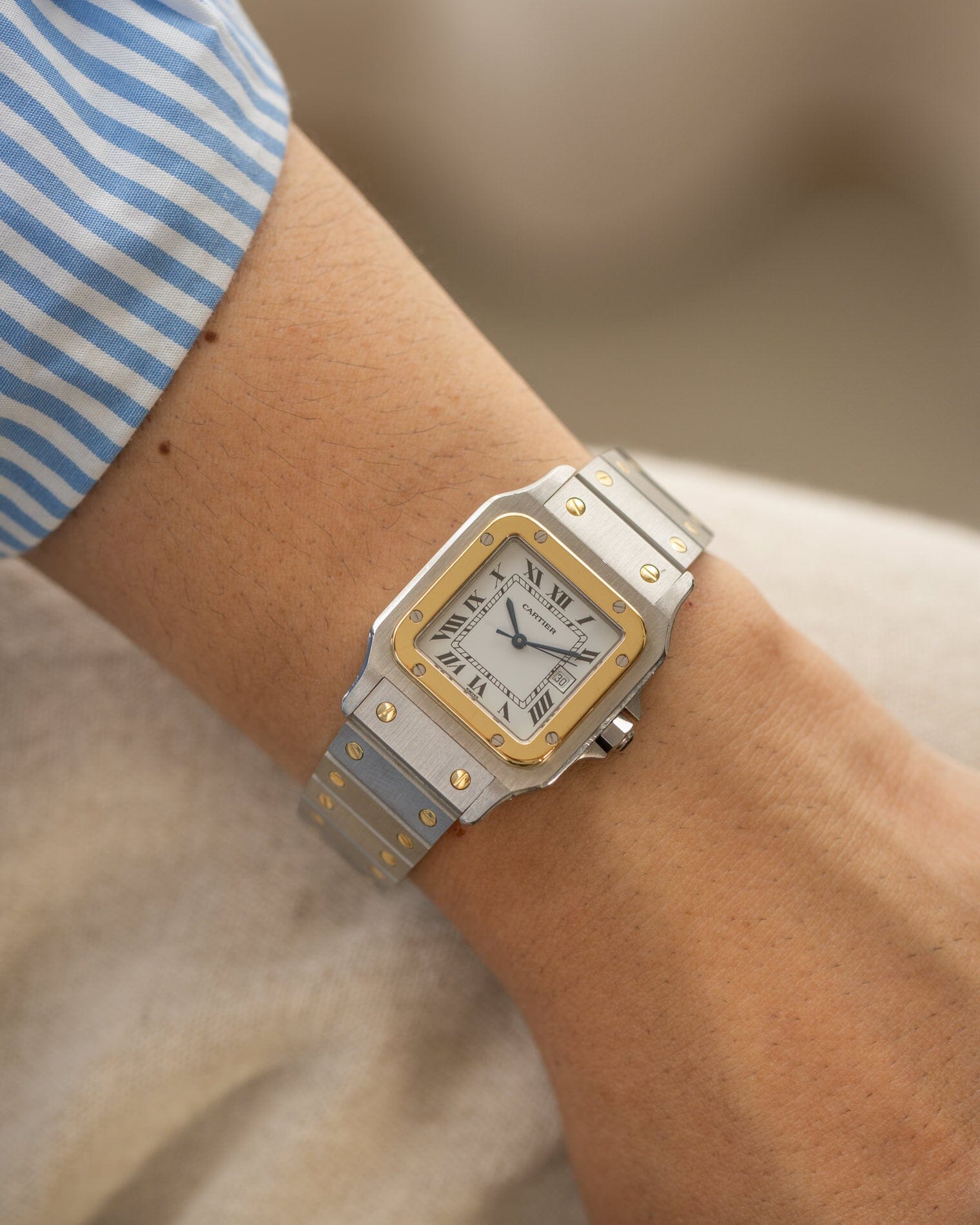 カルティエ サントスガルベ LM 2961 国際永久保証書付き Watch CARTIER