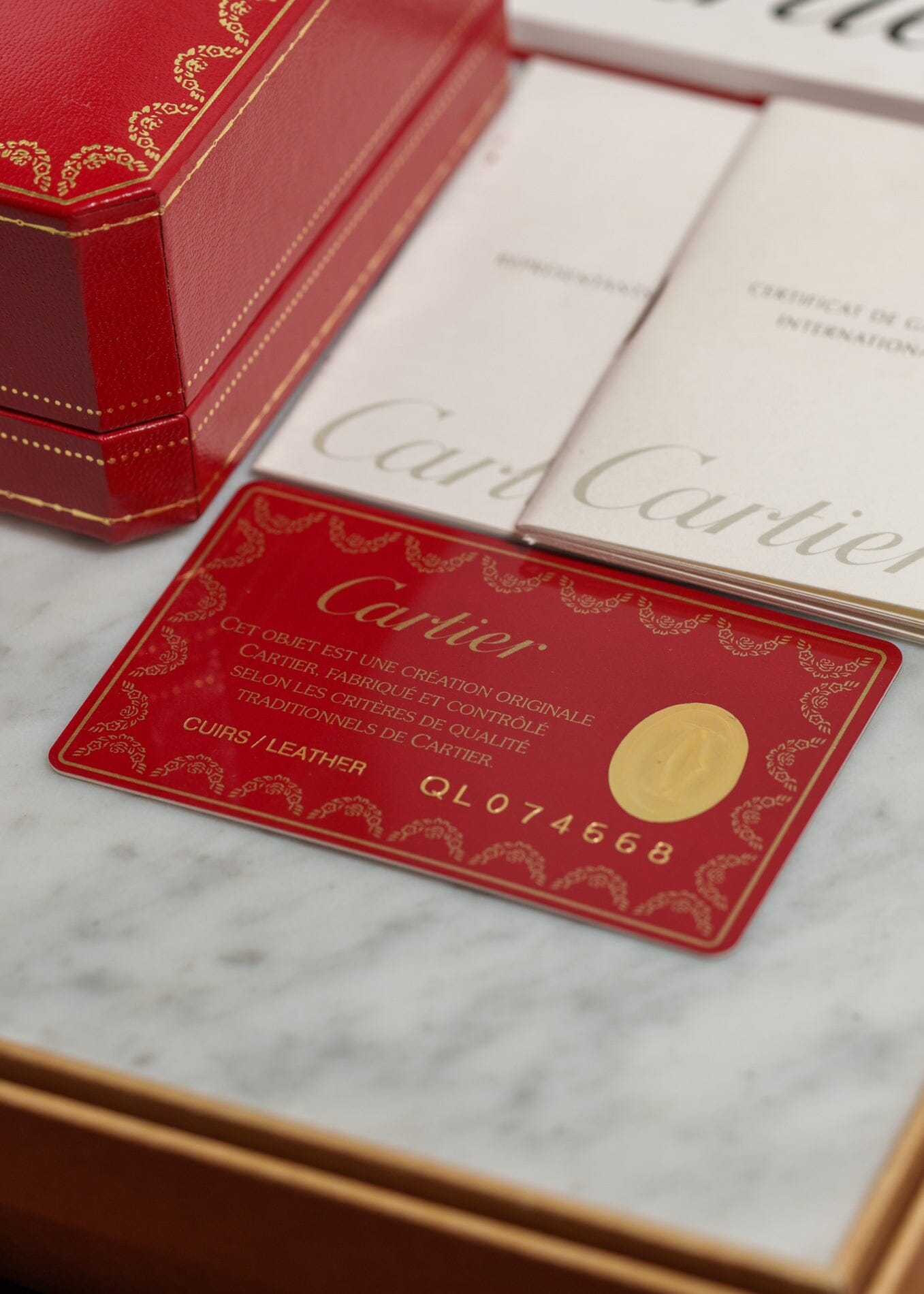 カルティエ マストタンク SM 2415 ビッグアラビア QZ 箱保証書付き Watch CARTIER