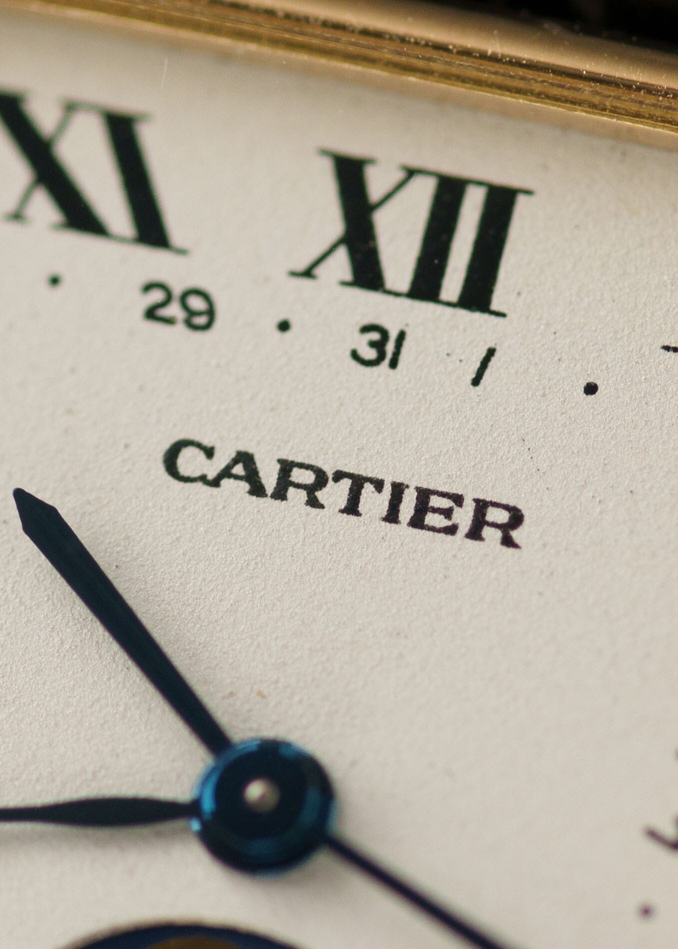 Cartier タンク ルイ カルティエ LM 81900 YG ムーンフェイズ Watch CARTIER