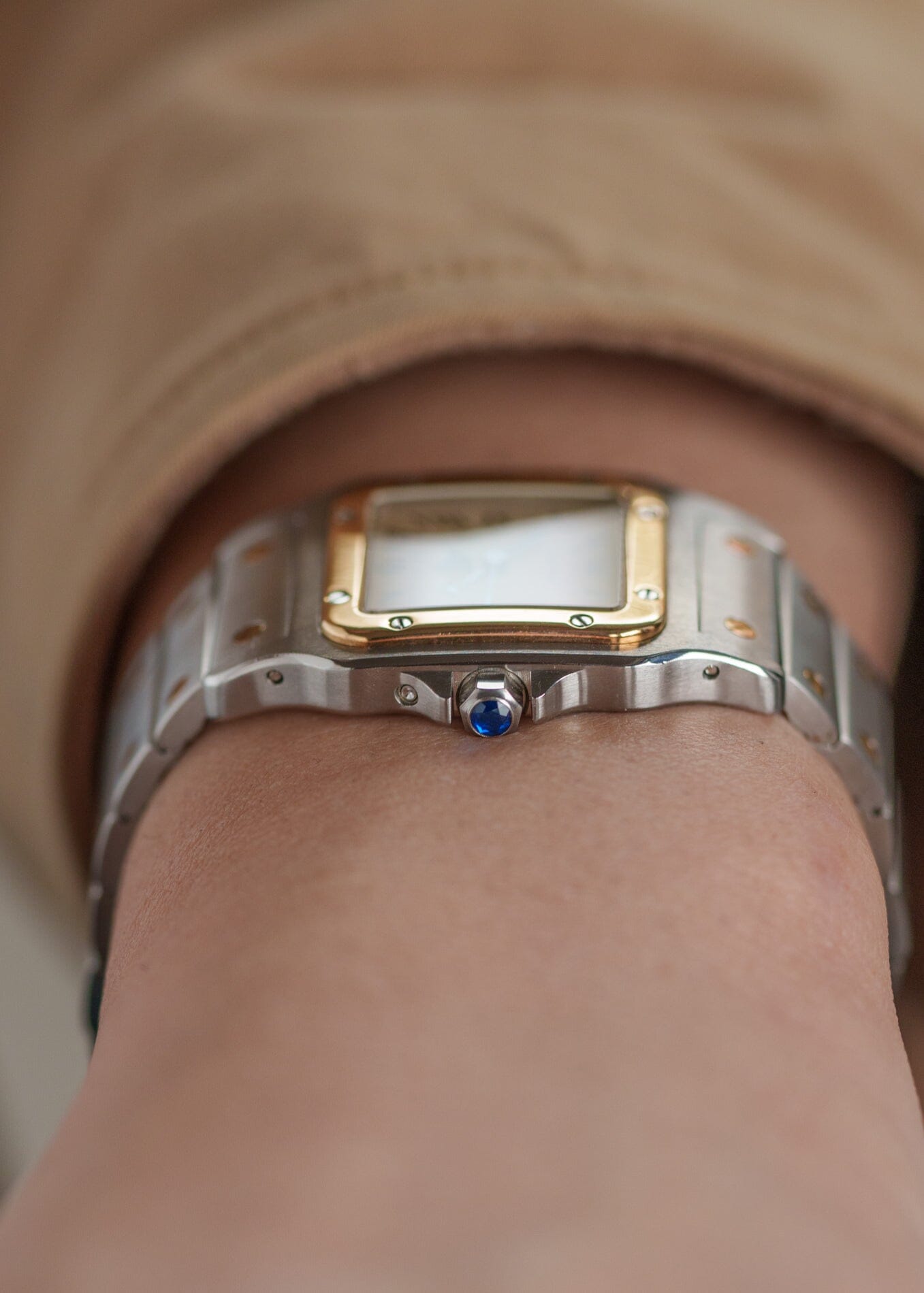 Cartier サントスガルベ LM 119901 ムーンフェイズ Watch CARTIER