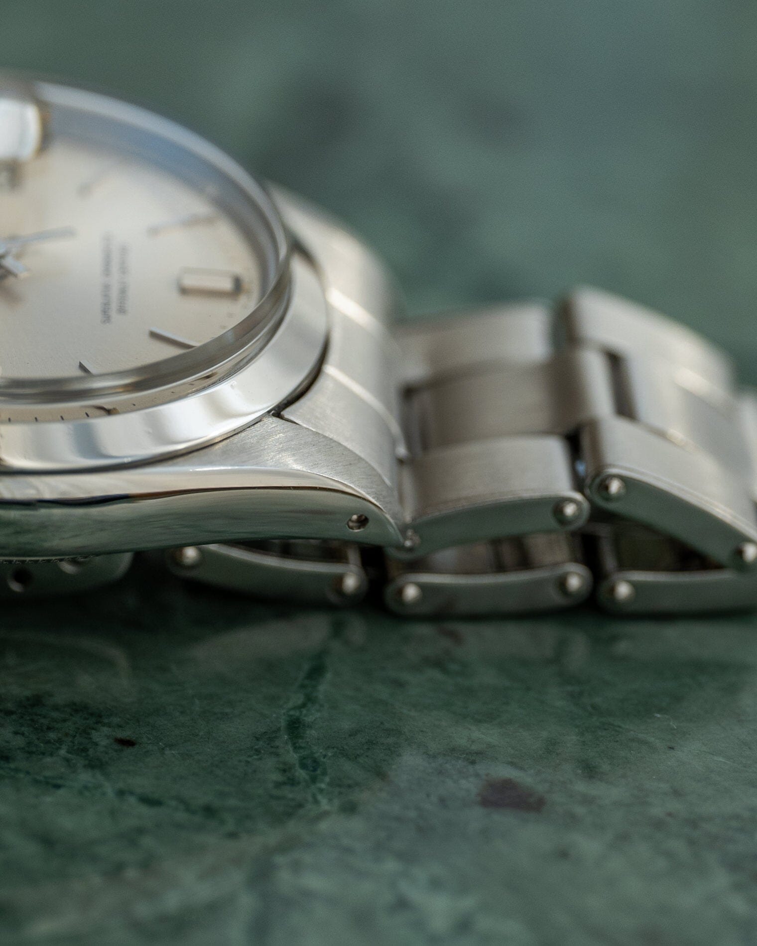 Rolex オイスターパーペチュアルデイト 1500 シルバー ショートインデックス Watch ROLEX