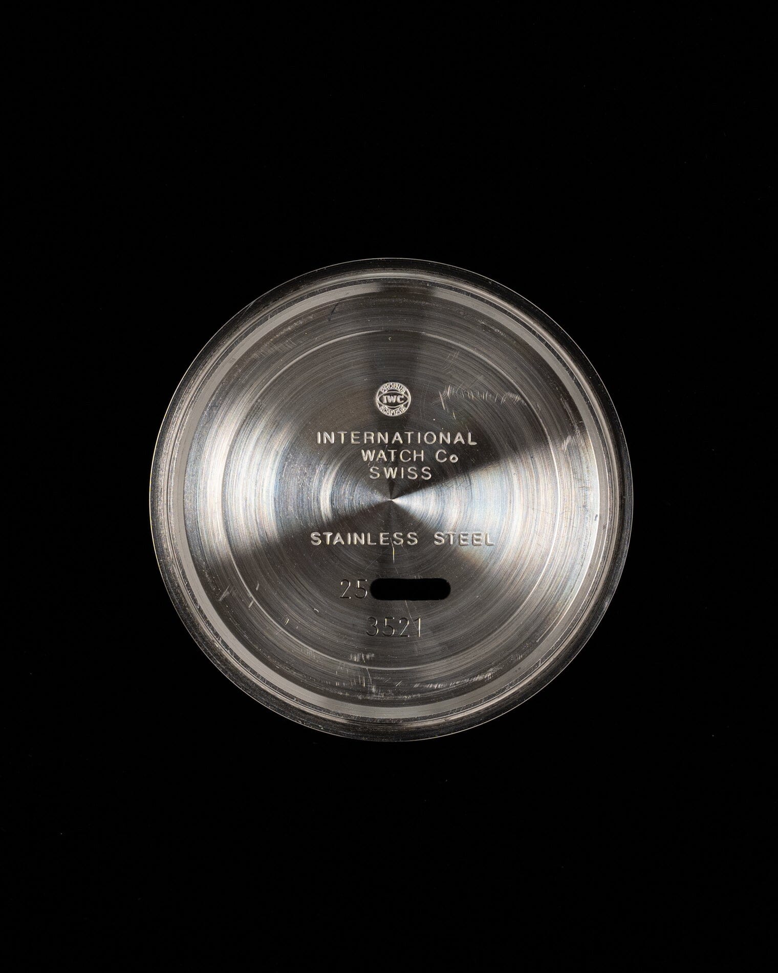 IWC インヂュニア 3521 ブラック 保証書付き Watch IWC