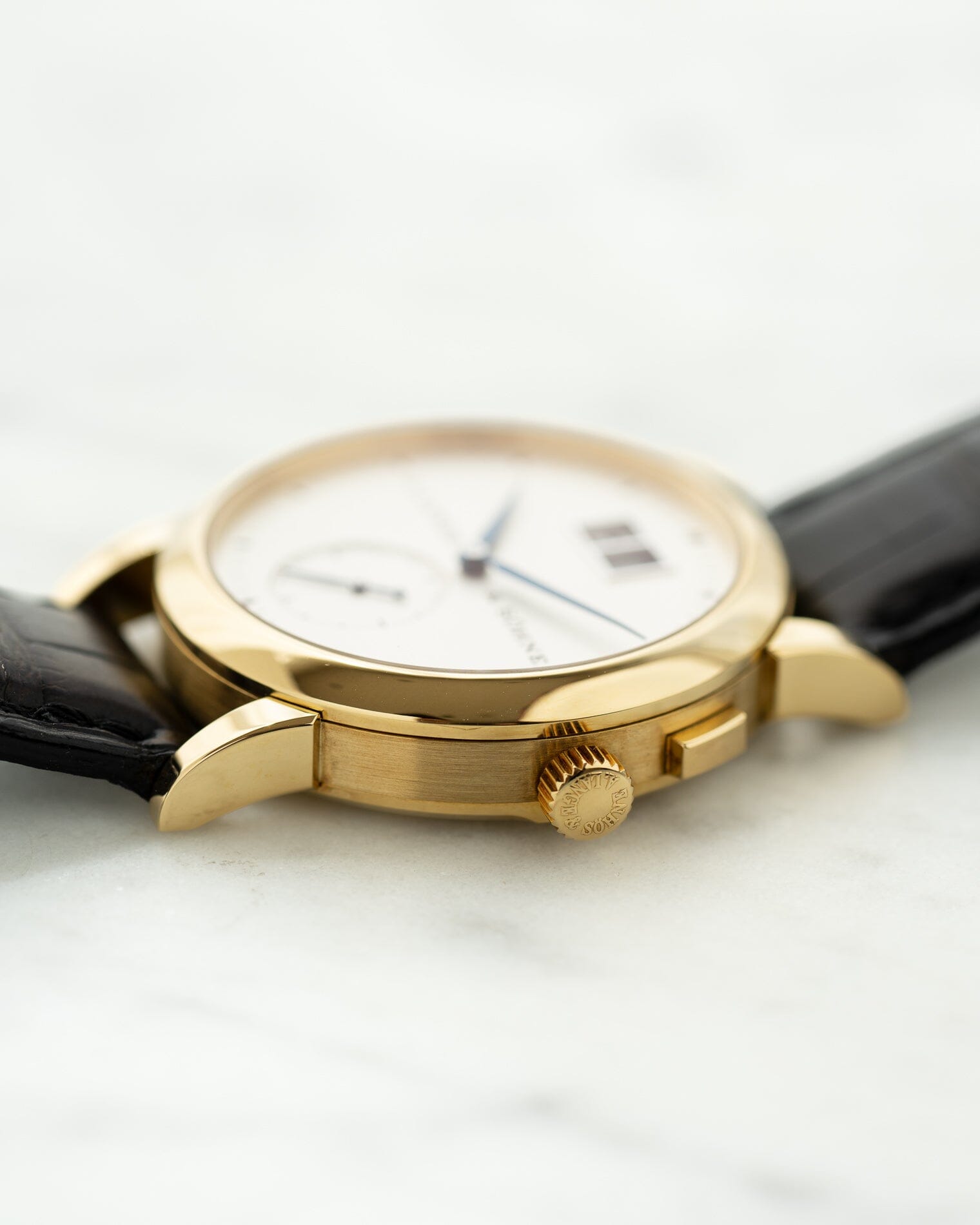 A. Lange & Söhne サクソニア 105.022 YG 箱保証書付き Watch A. LANGE & SOHNE